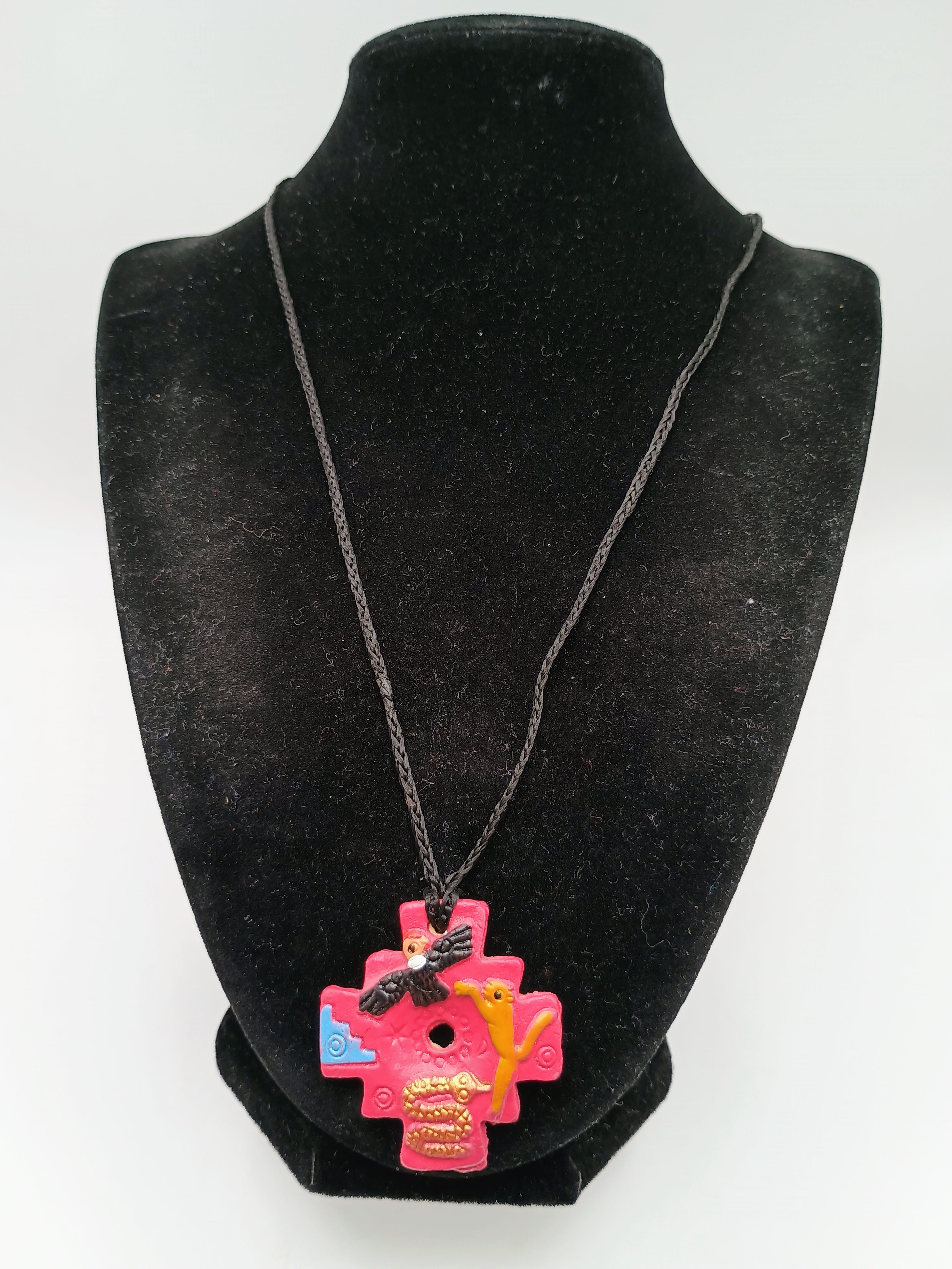 Chakana Necklace Inca Cross Andean Trilogy Condor Puma Snake