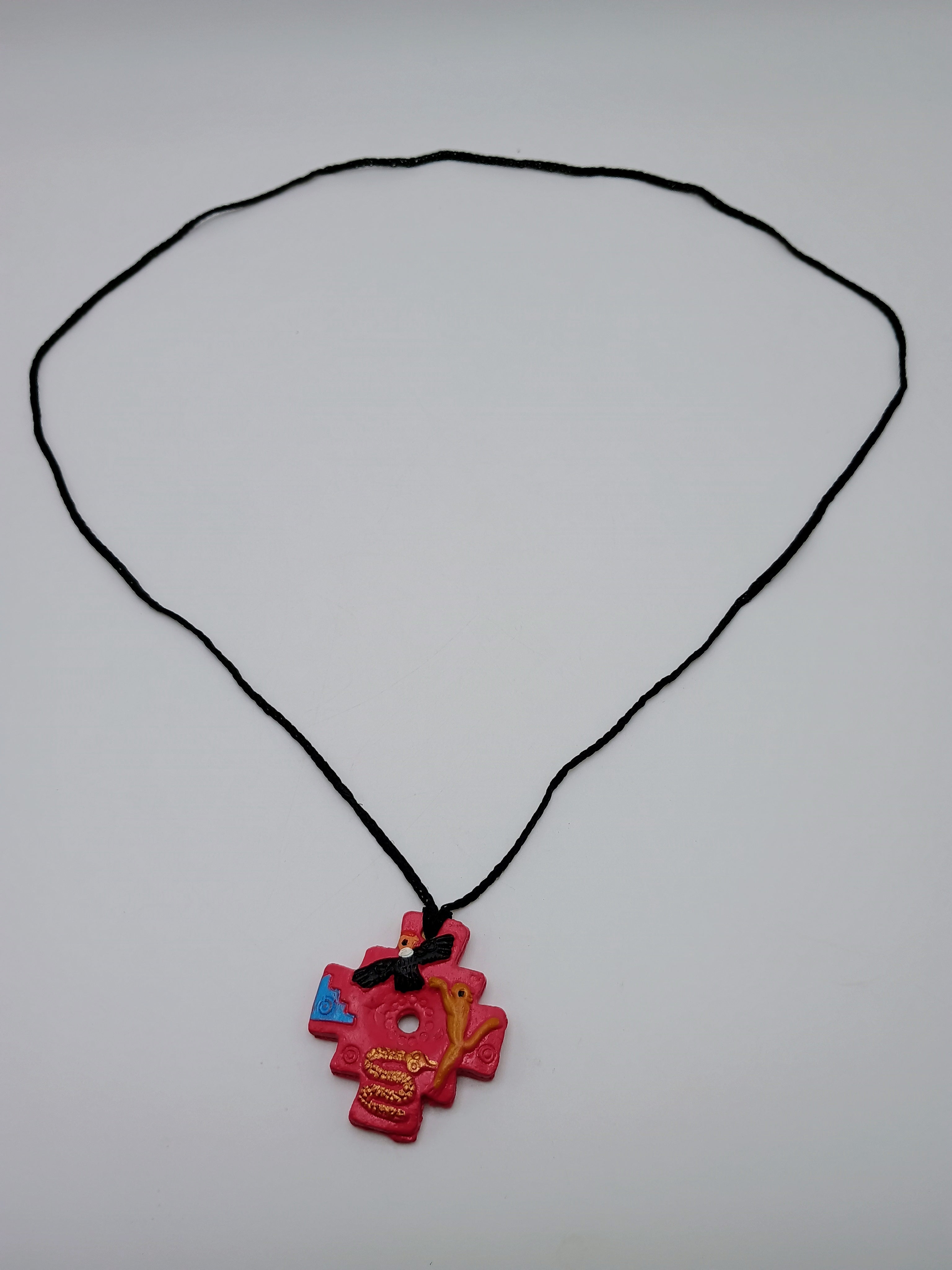 Chakana Necklace Inca Cross Andean Trilogy Condor Puma Snake
