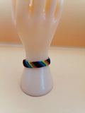Rainbow Bracelet LGBT Pride Macrame Handwoven Pride Festivals