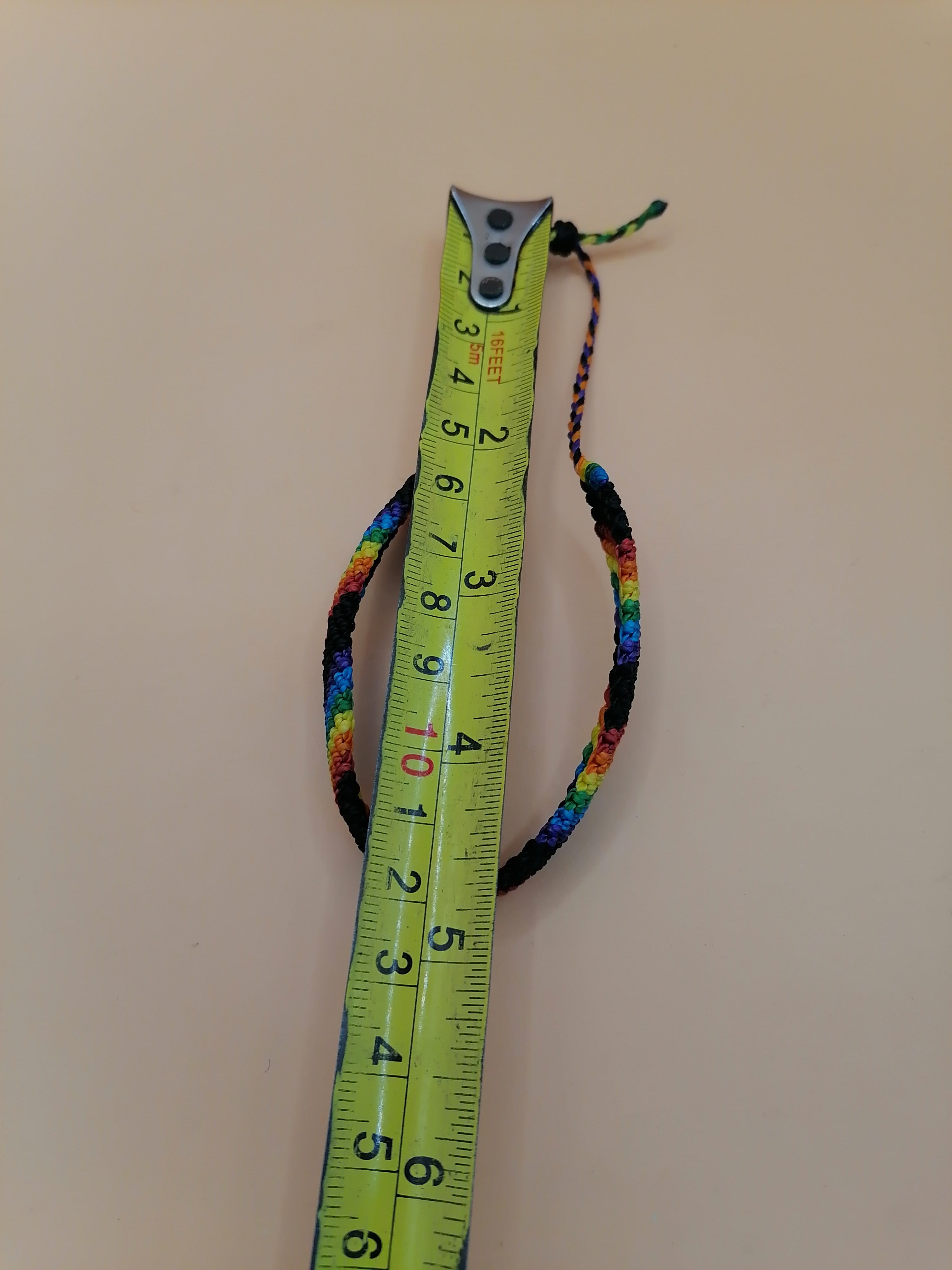 Rainbow Bracelet LGBT Pride Macrame Handwoven Pride Festivals