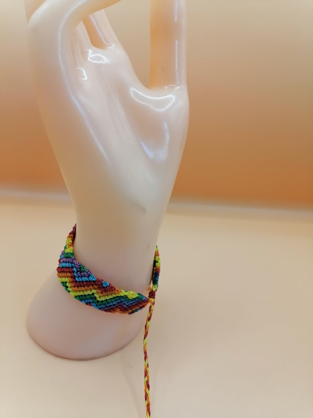 Rainbow Bracelet LGBT Pride Macrame Handwoven Pride Festivals