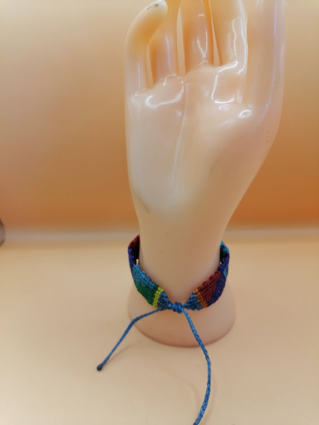 Macrame Bracelet, Labyrinth Design, Handmade, Adjustable