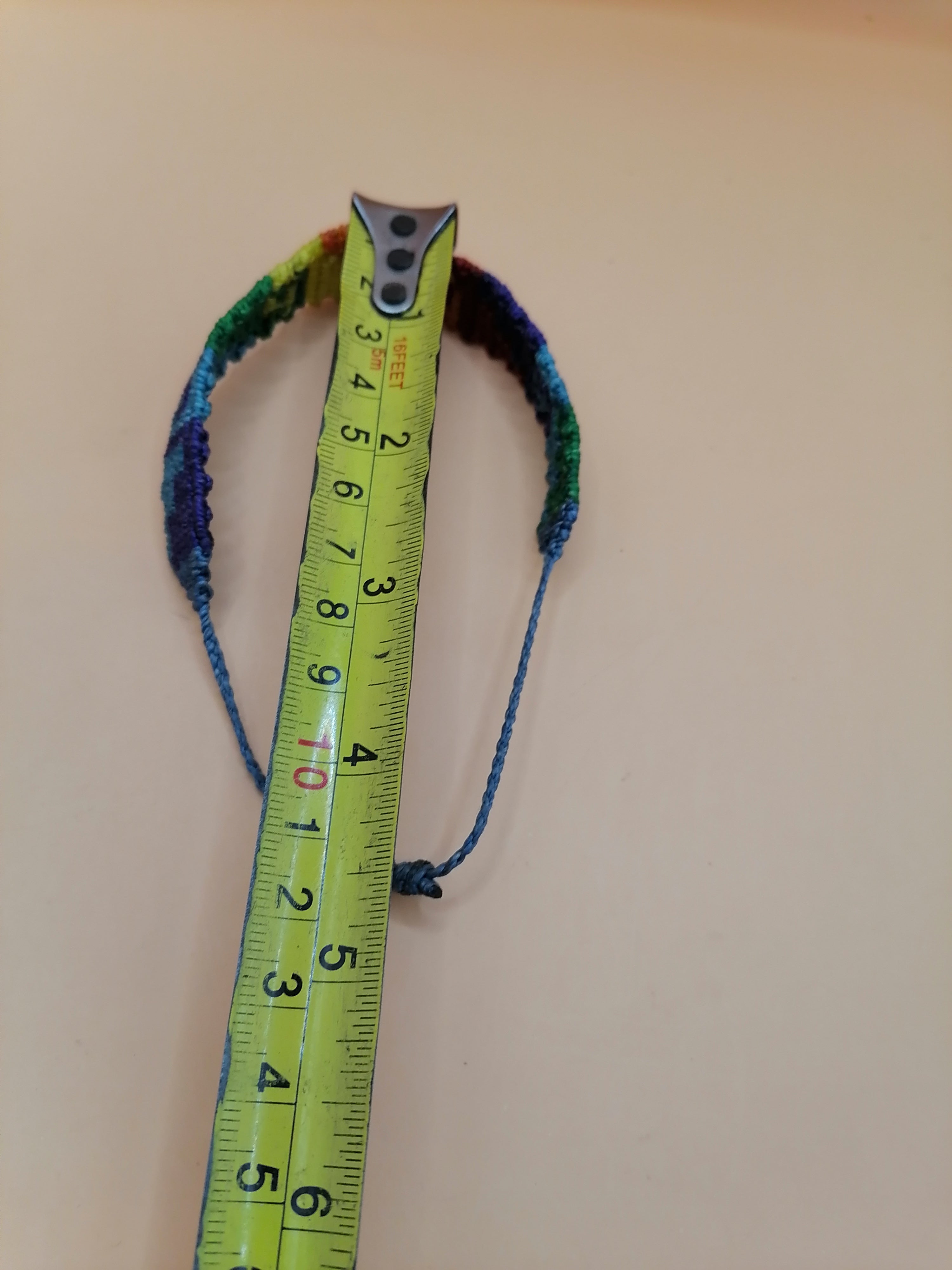 Gay Pride Flag Bracelet Love Friendship Handwoven Lesbian LGBT Rainbow