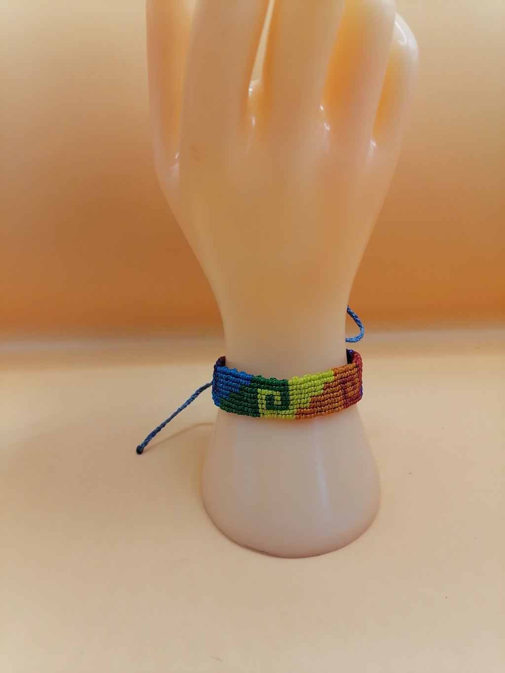 Gay Pride Flag Bracelet Love Friendship Handwoven Lesbian LGBT Rainbow
