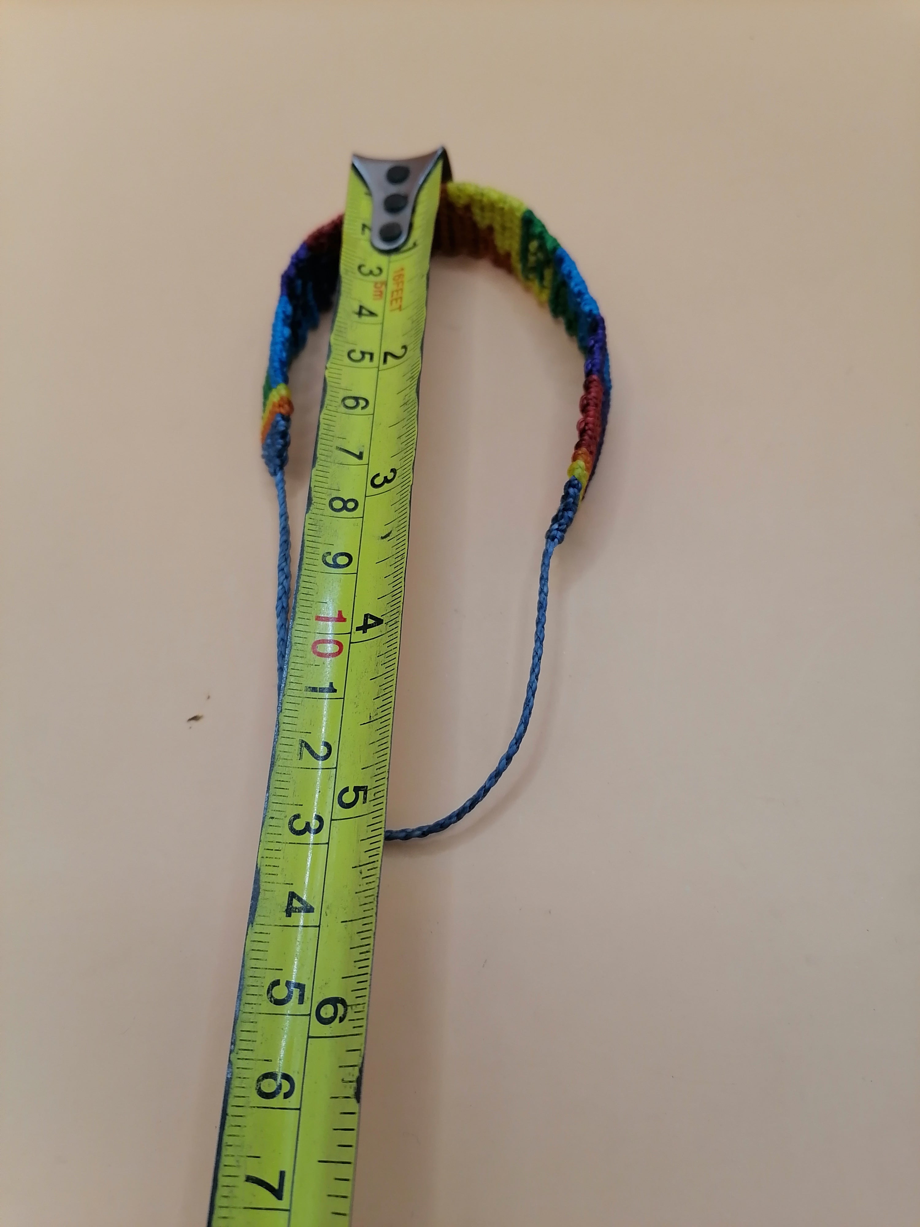Gay Pride Flag Bracelet Love Friendship Handwoven Lesbian LGBT Rainbow