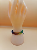 Gay Pride Flag Bracelet Love Friendship Handwoven Lesbian LGBT Rainbow