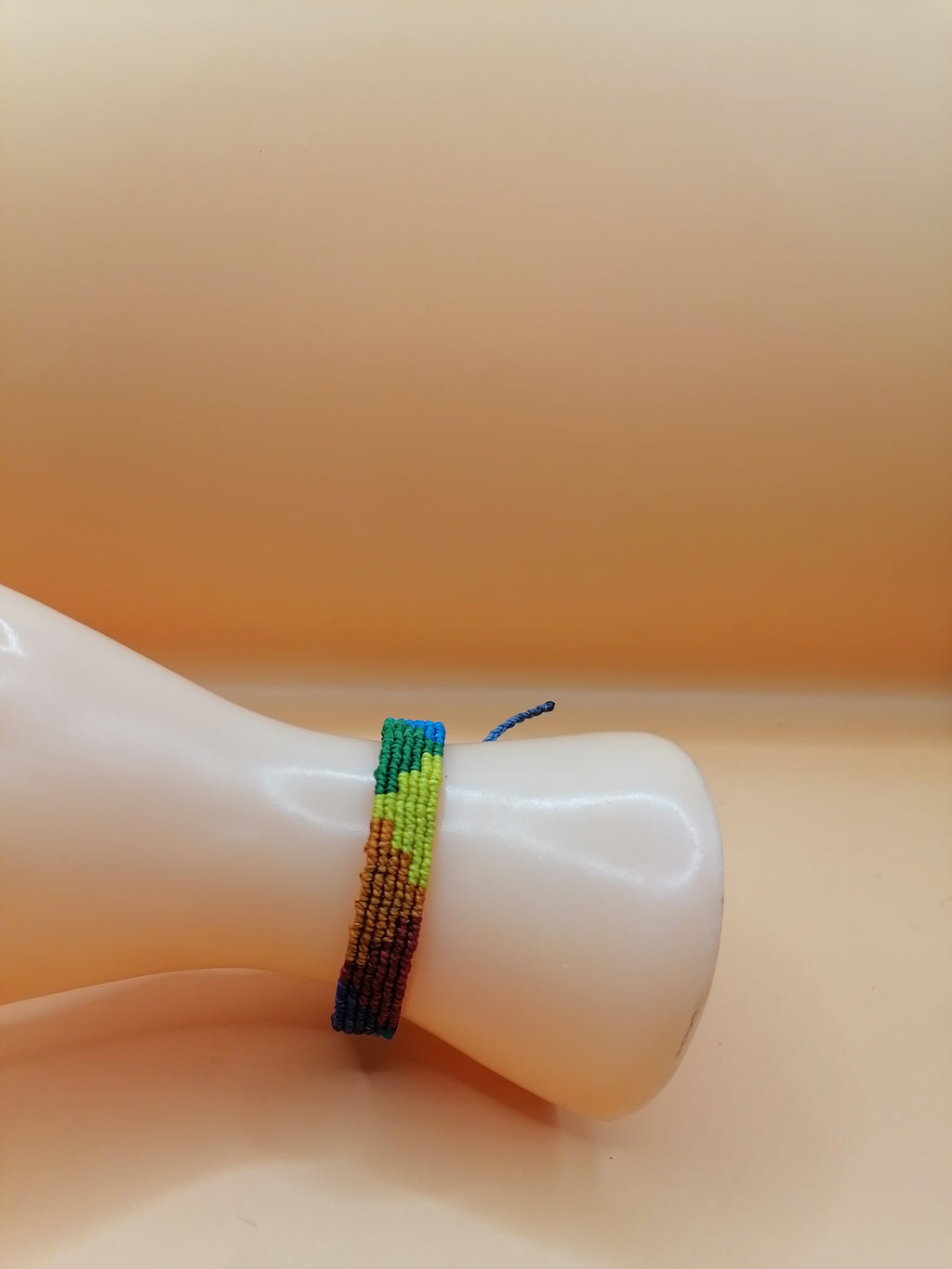 Gay Pride Flag Bracelet Love Friendship Handwoven Lesbian LGBT Rainbow