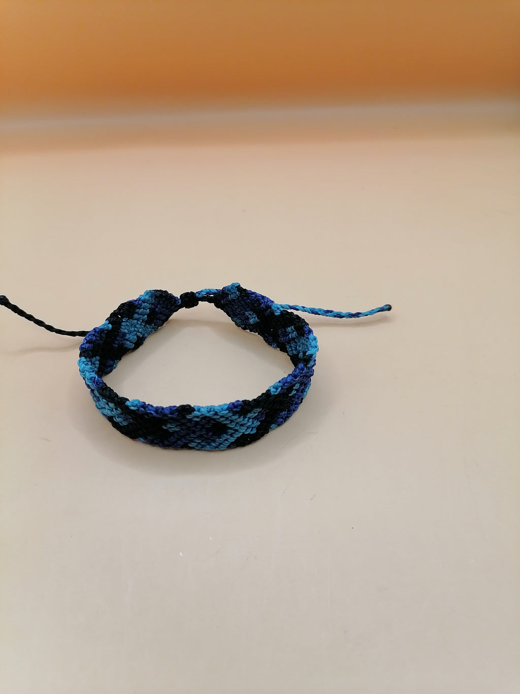 Handmade Geometric Macrame Bracelet, Adjustable