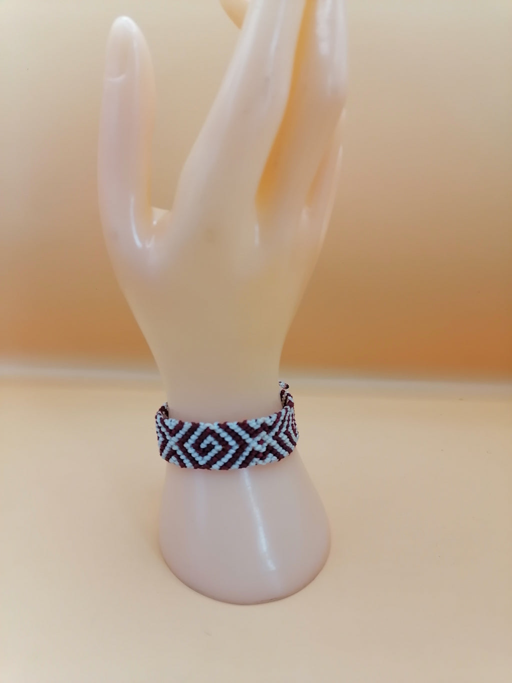 Unisex Macrame Labyrinth Bracelet, Peruvian Artisan, Cusco