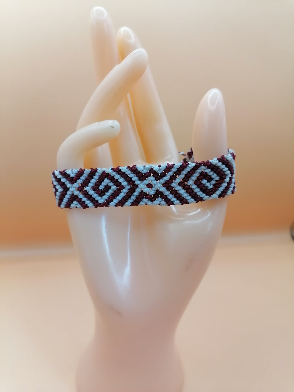 Unisex Macrame Labyrinth Bracelet, Peruvian Artisan, Cusco