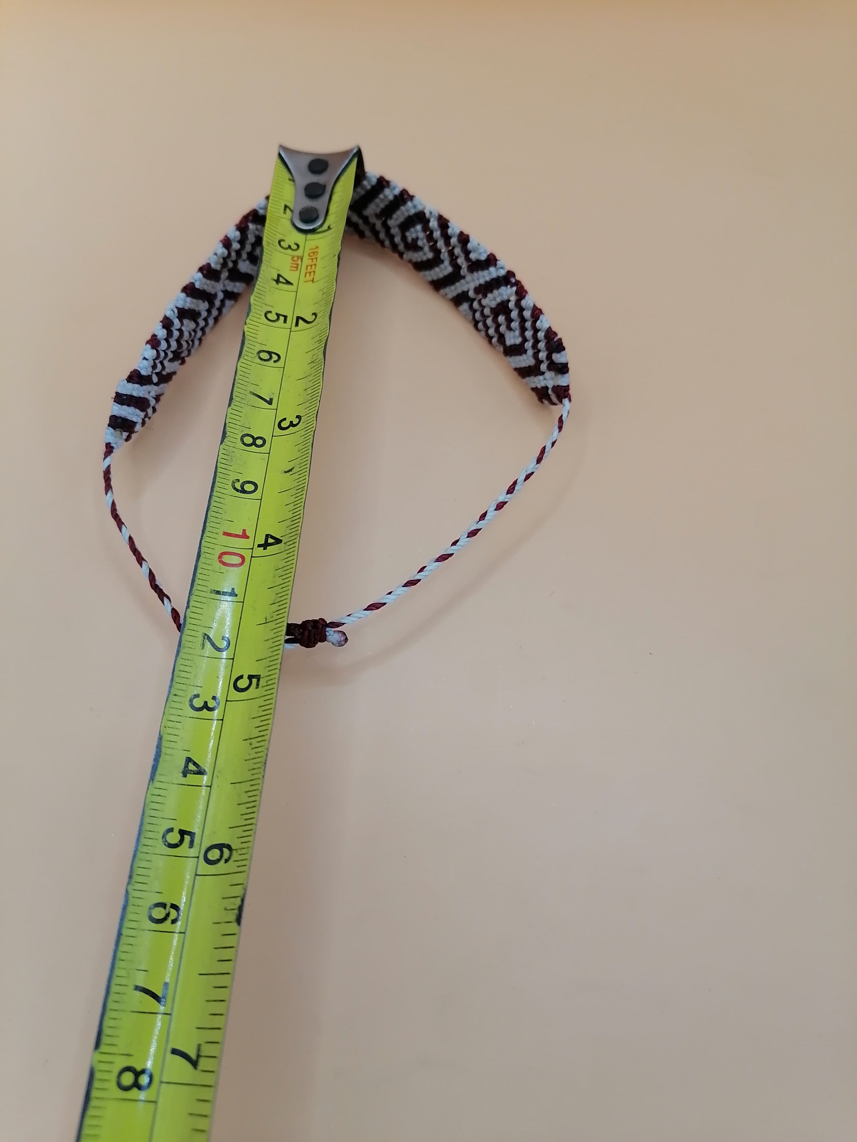 Unisex Macrame Labyrinth Bracelet, Peruvian Artisan, Cusco