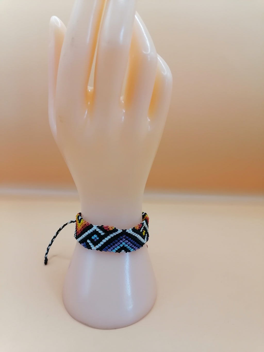 Unisex Macrame Labyrinth Bracelet, Peruvian Artisan, Cusco