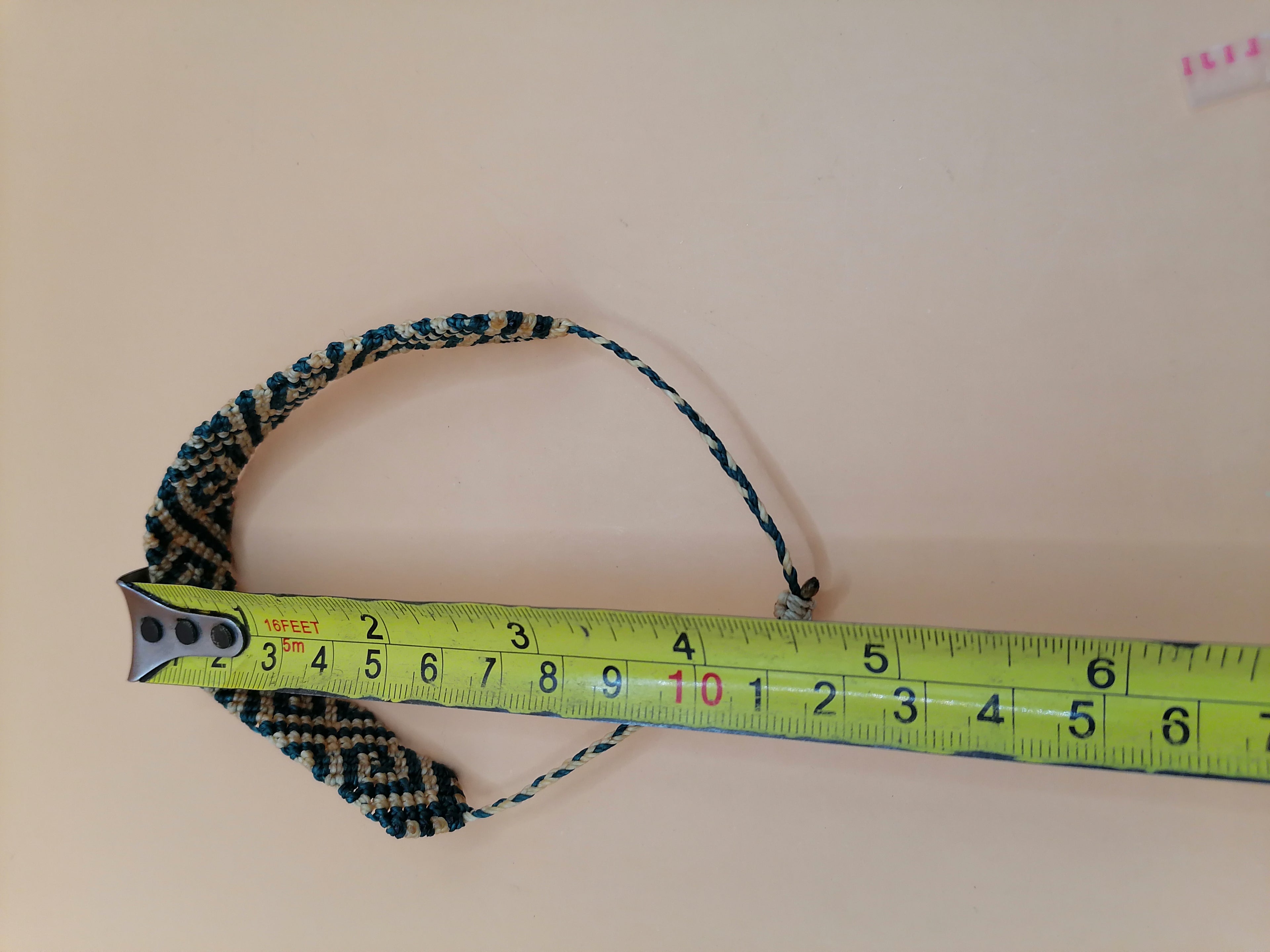 Handwoven Macrame Bracelet with Geometric Designs, Handmade and Adjustable