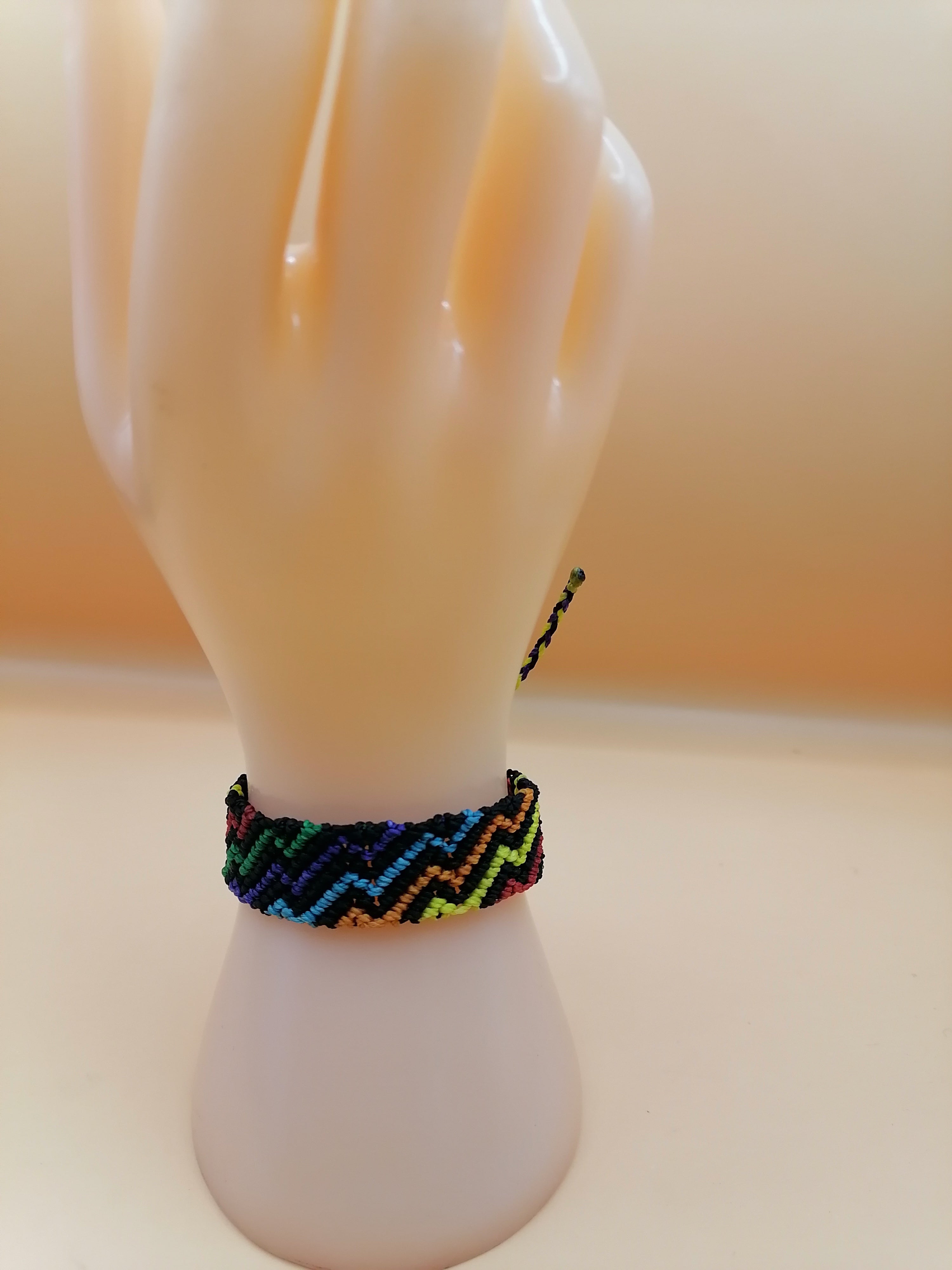 Macrame Rainbow LGBT Pride Bracelet Friendship Bracelet