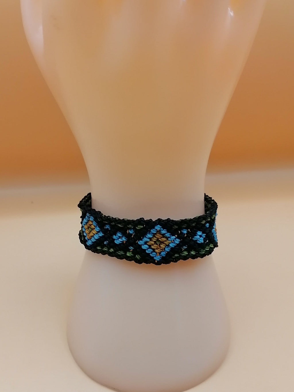 Geometric Macrame Bracelet Handwoven High Quality Thread