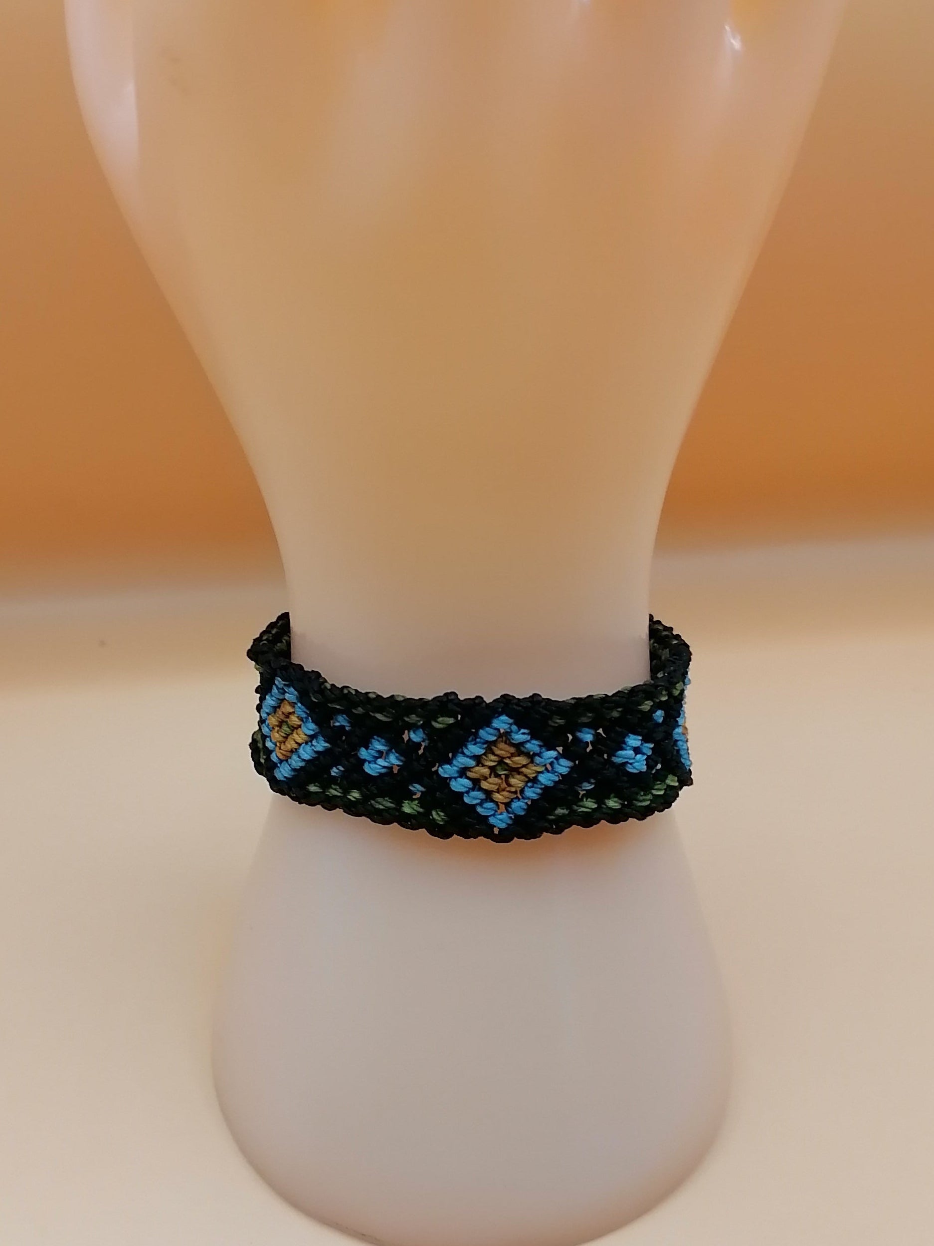 Geometric Macrame Bracelet Handwoven High Quality Thread
