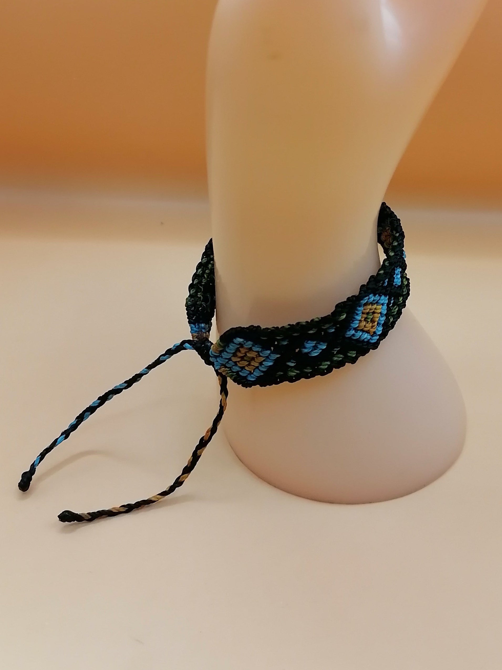 Geometric Macrame Bracelet Handwoven High Quality Thread