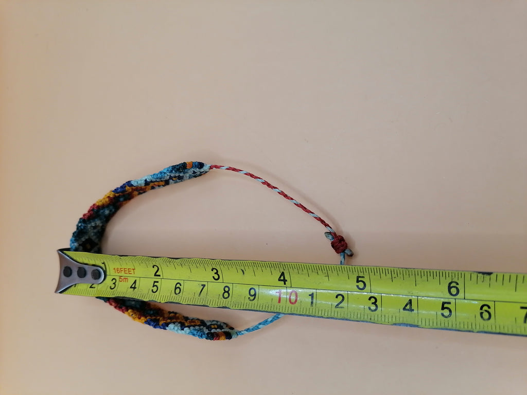 Geometric Hand-Woven Macrame Friendship Bracelet