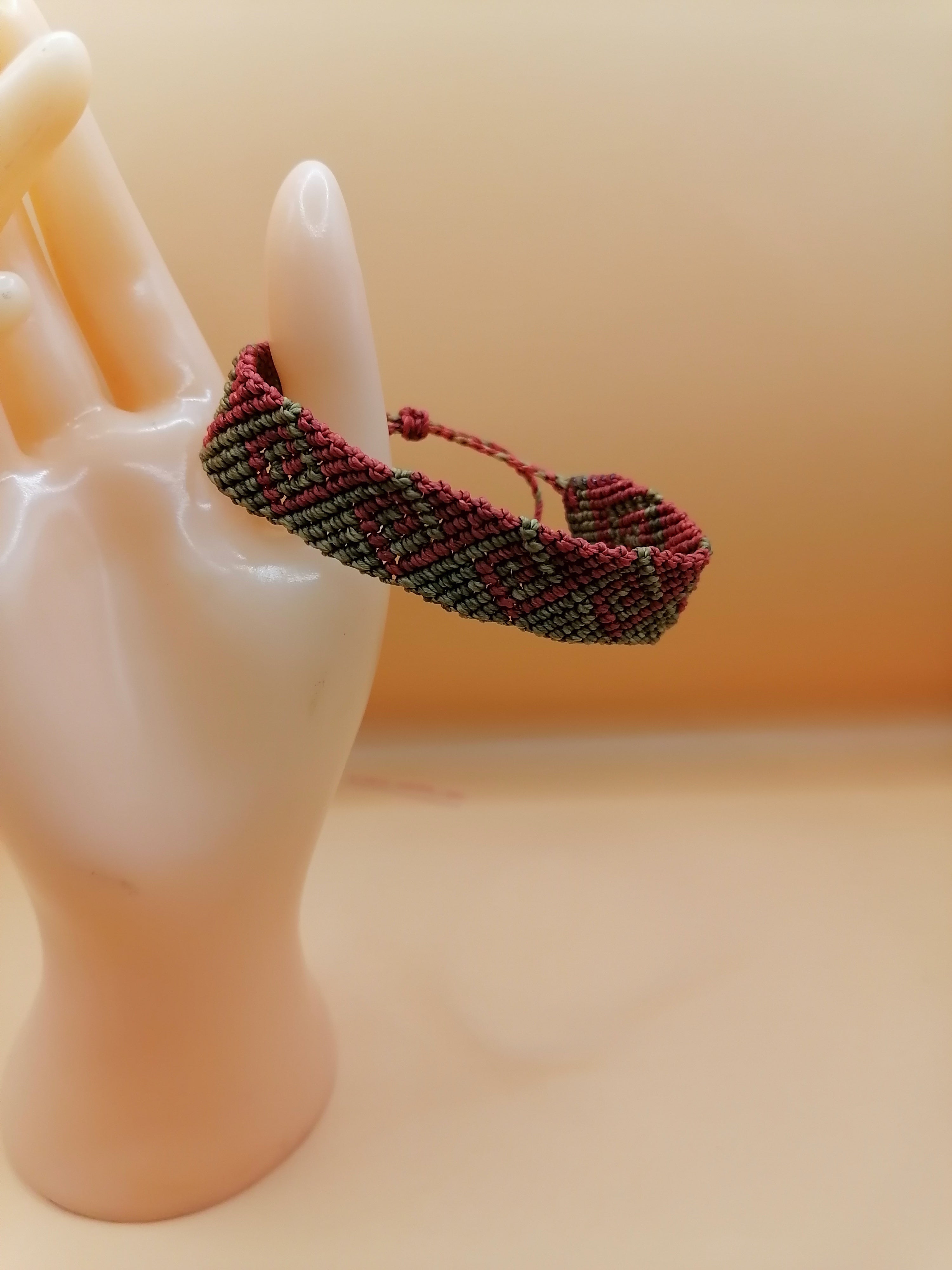 Geometric Macrame Bracelet Hand-Woven Friendship Bracelet