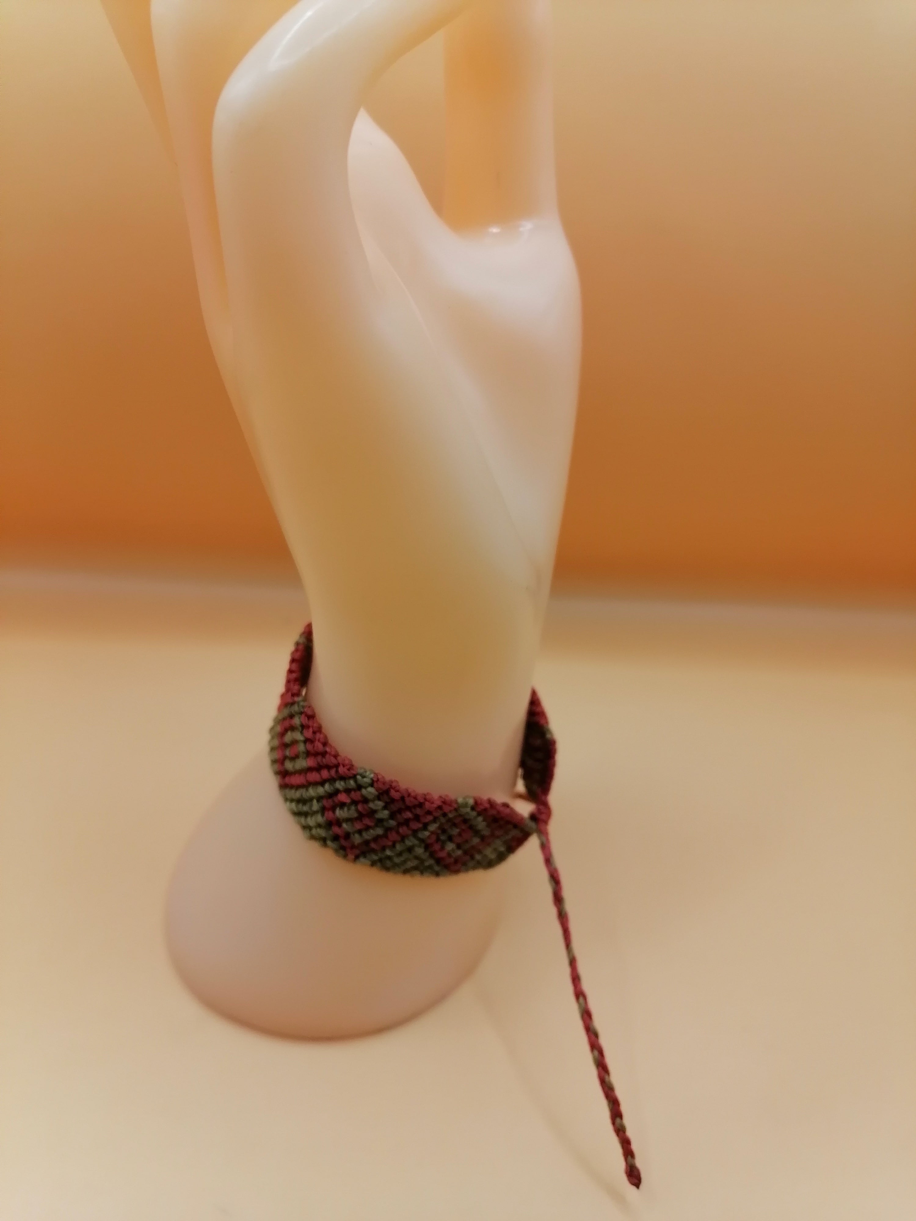 Geometric Macrame Bracelet Hand-Woven Friendship Bracelet