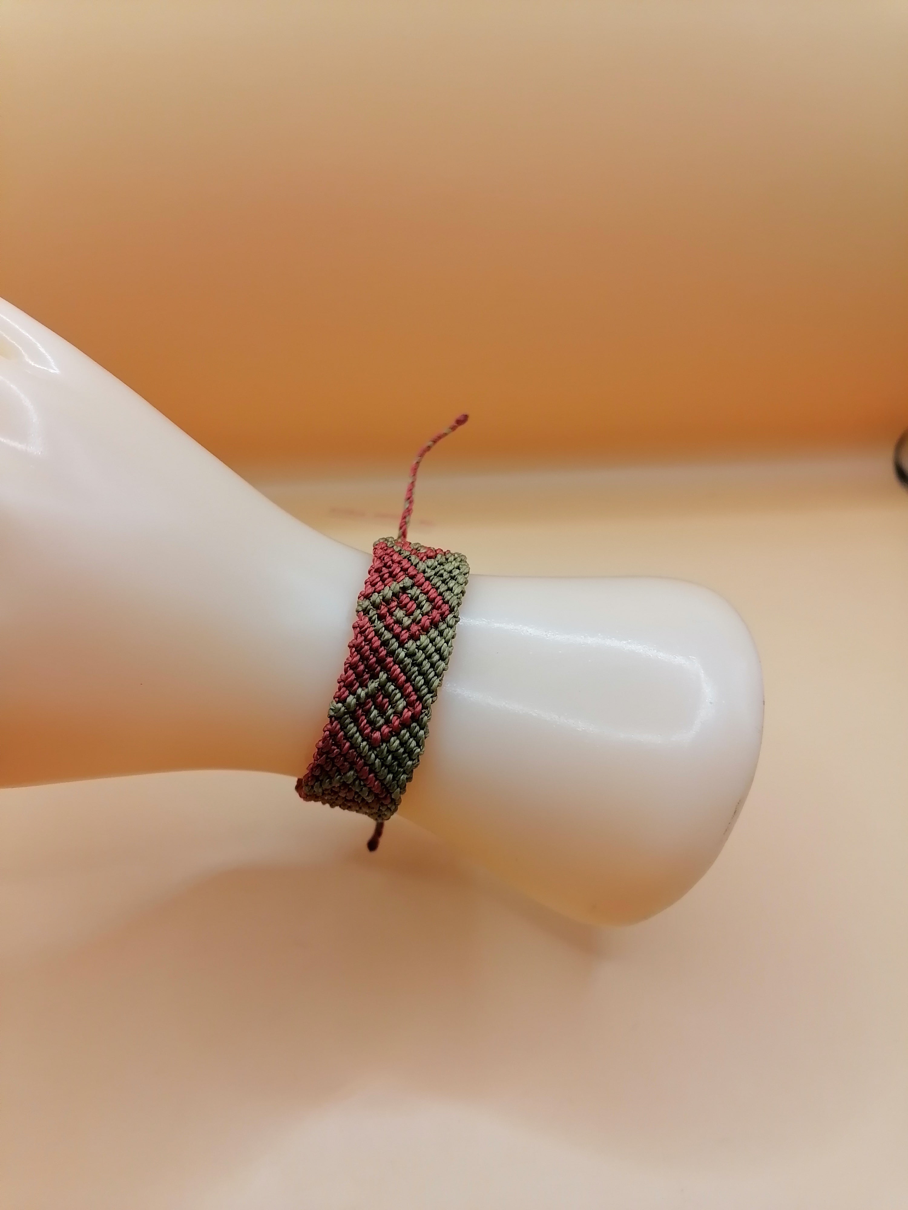 Geometric Macrame Bracelet Hand-Woven Friendship Bracelet