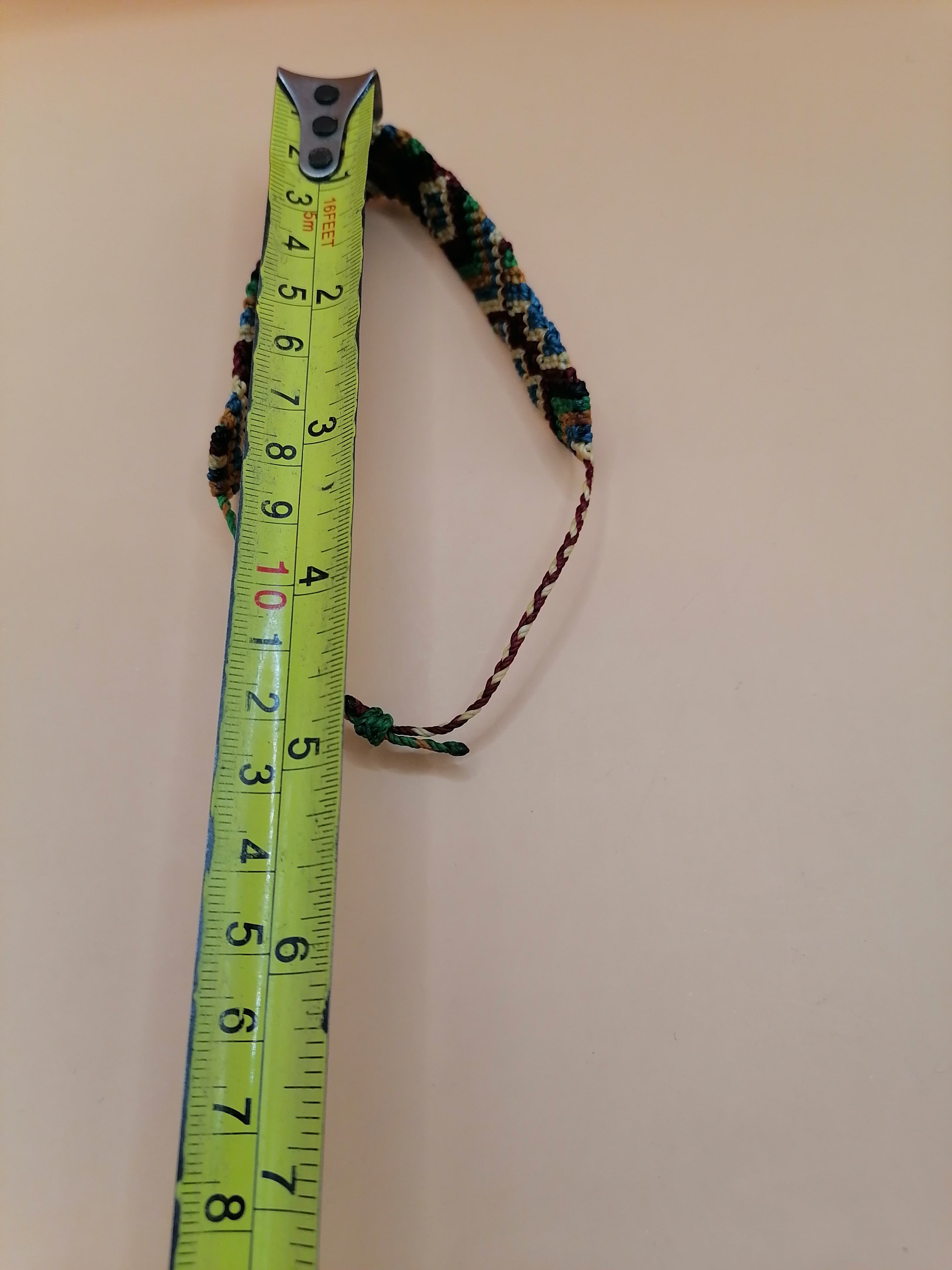 Geometric Macrame Bracelet, Handwoven Peruvian Craft