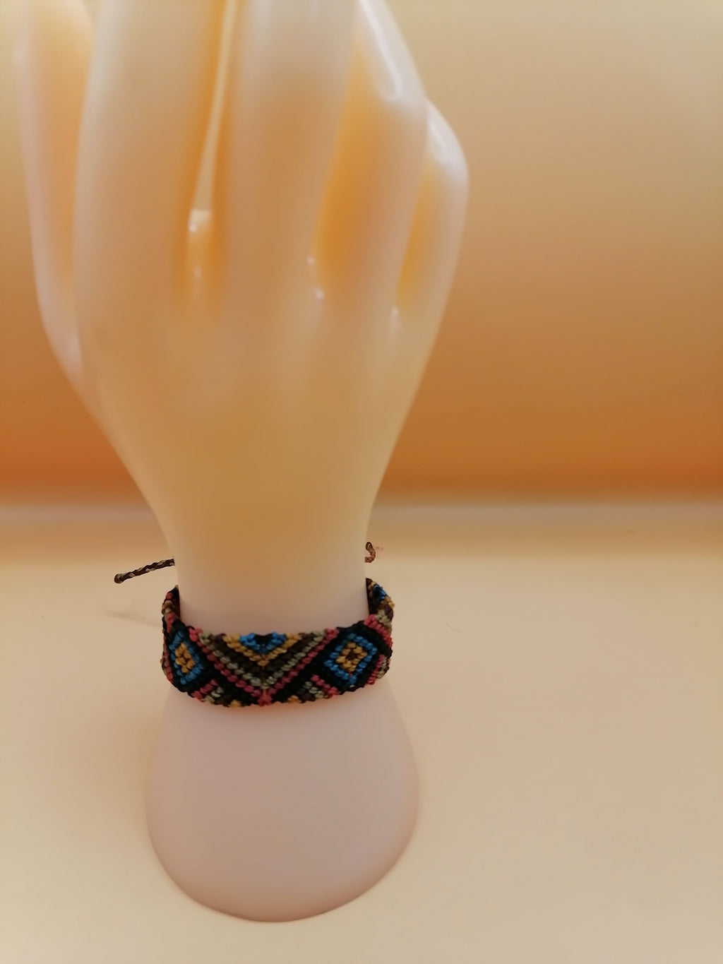 Geometric Macrame Bracelet Handmade Woven Peruvian Craft