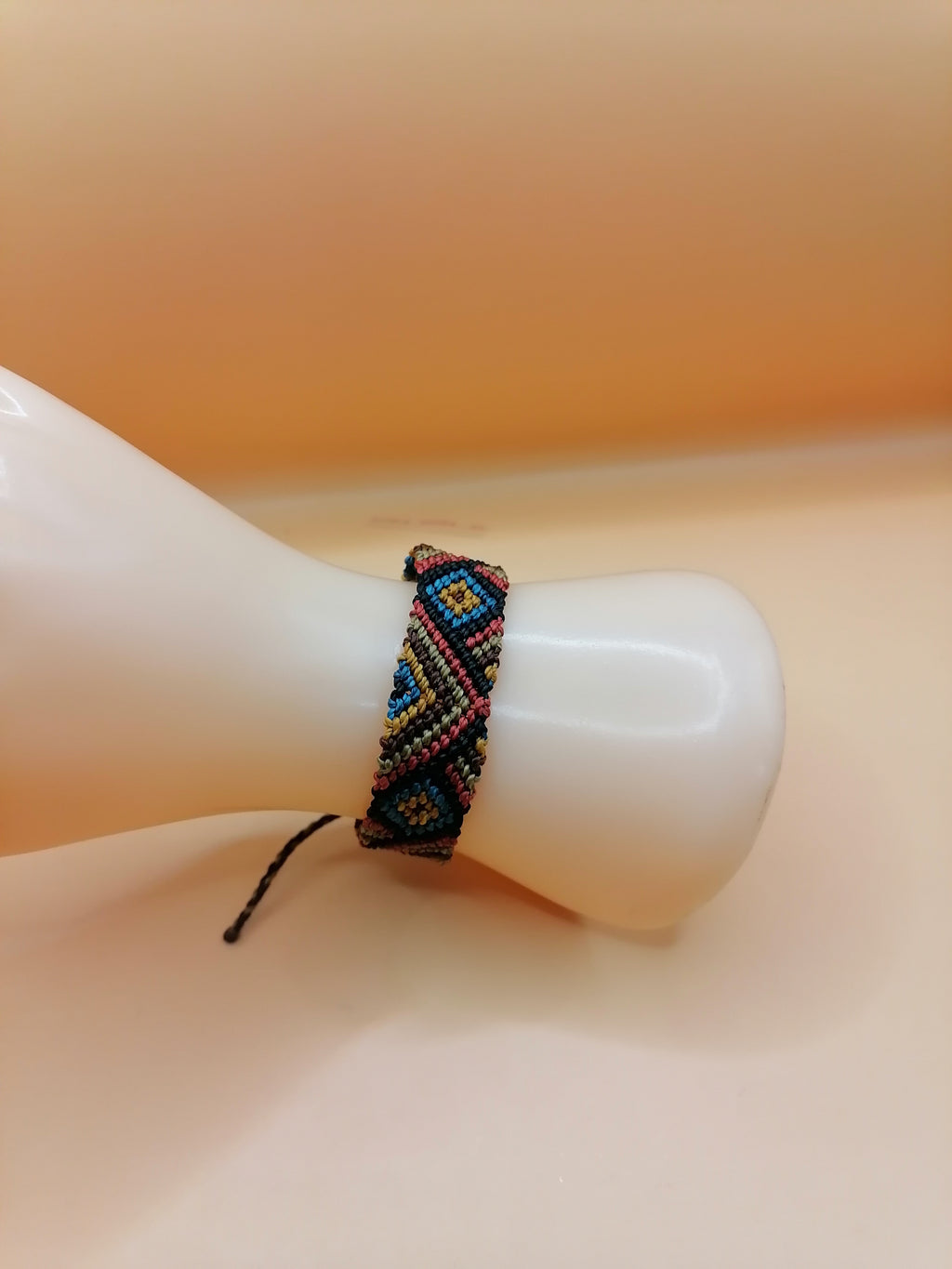 Geometric Macrame Bracelet Handmade Woven Peruvian Craft