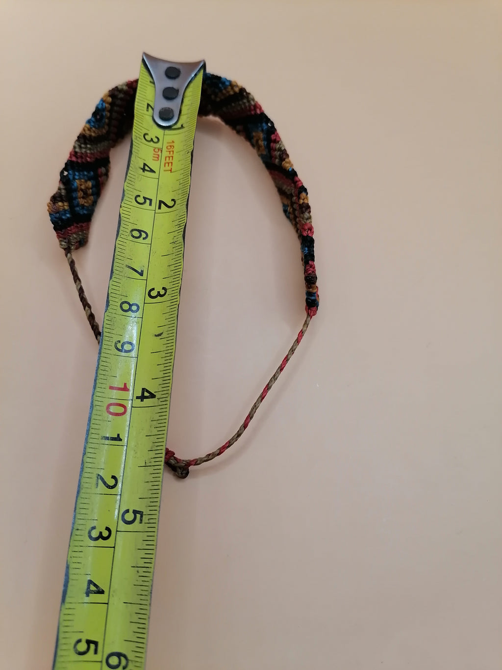 Geometric Macrame Bracelet Handmade Woven Peruvian Craft