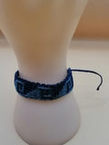 Handwoven Macrame Bracelet with Labyrinth Design - Peruvian Craft