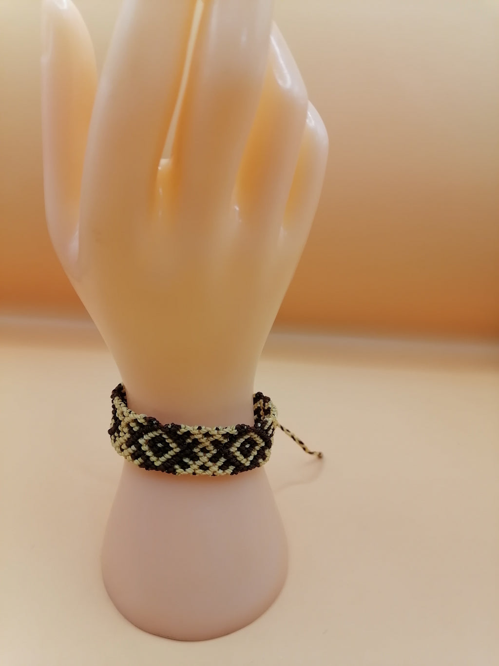 Geometric Macrame Bracelet Handmade Unisex Bracelet