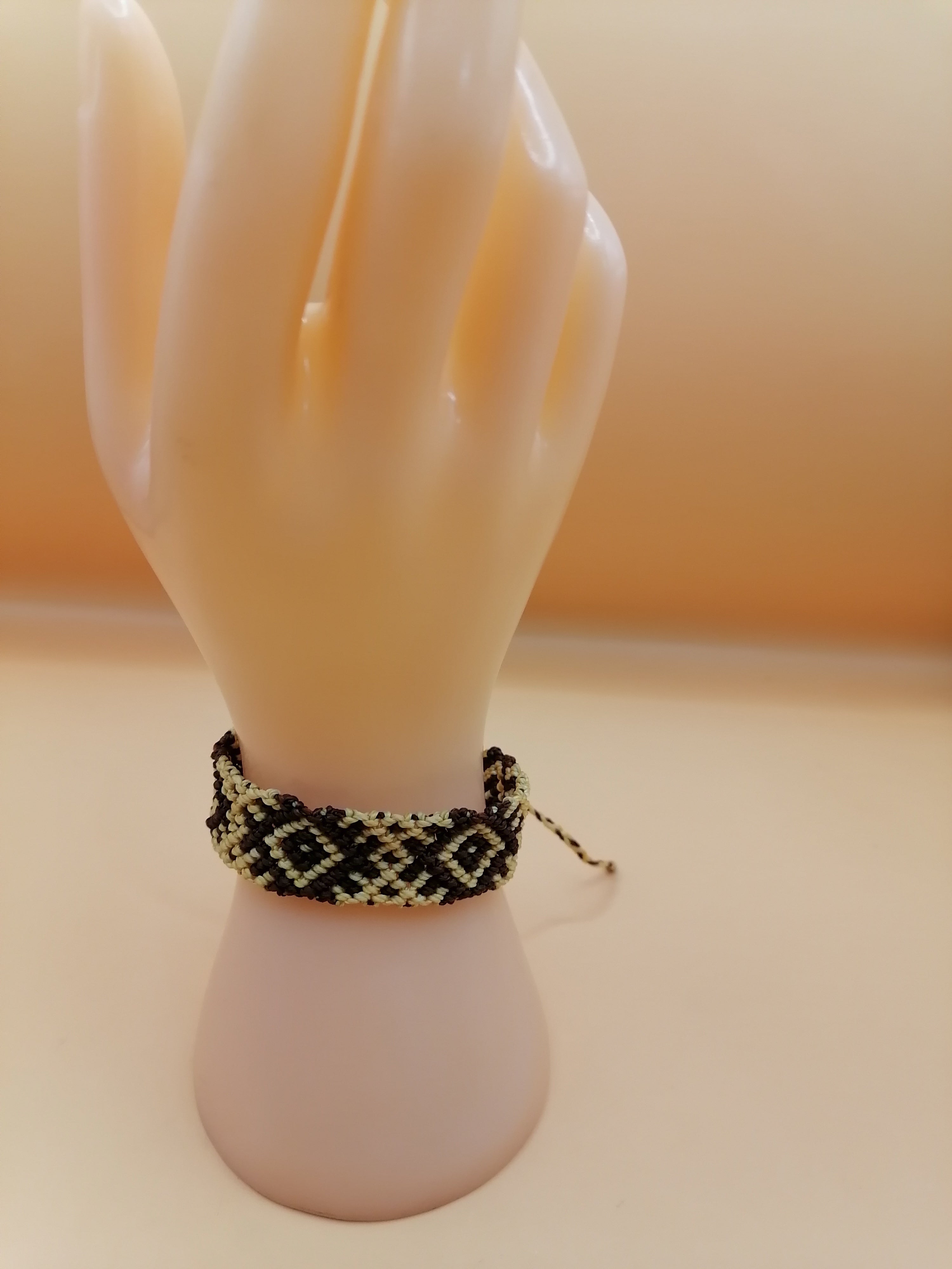 Geometric Macrame Bracelet Handmade Unisex Bracelet