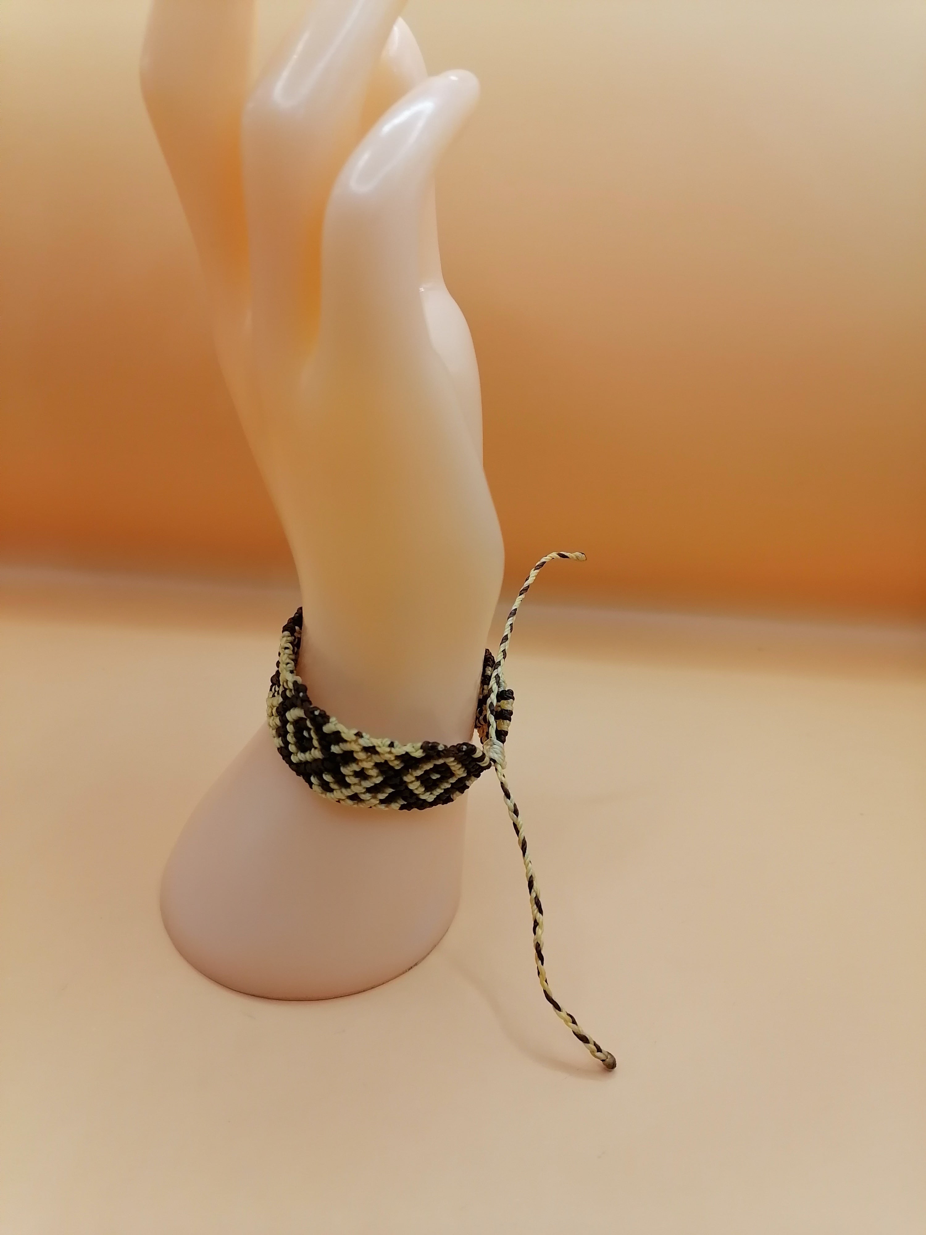 Geometric Macrame Bracelet Handmade Unisex Bracelet