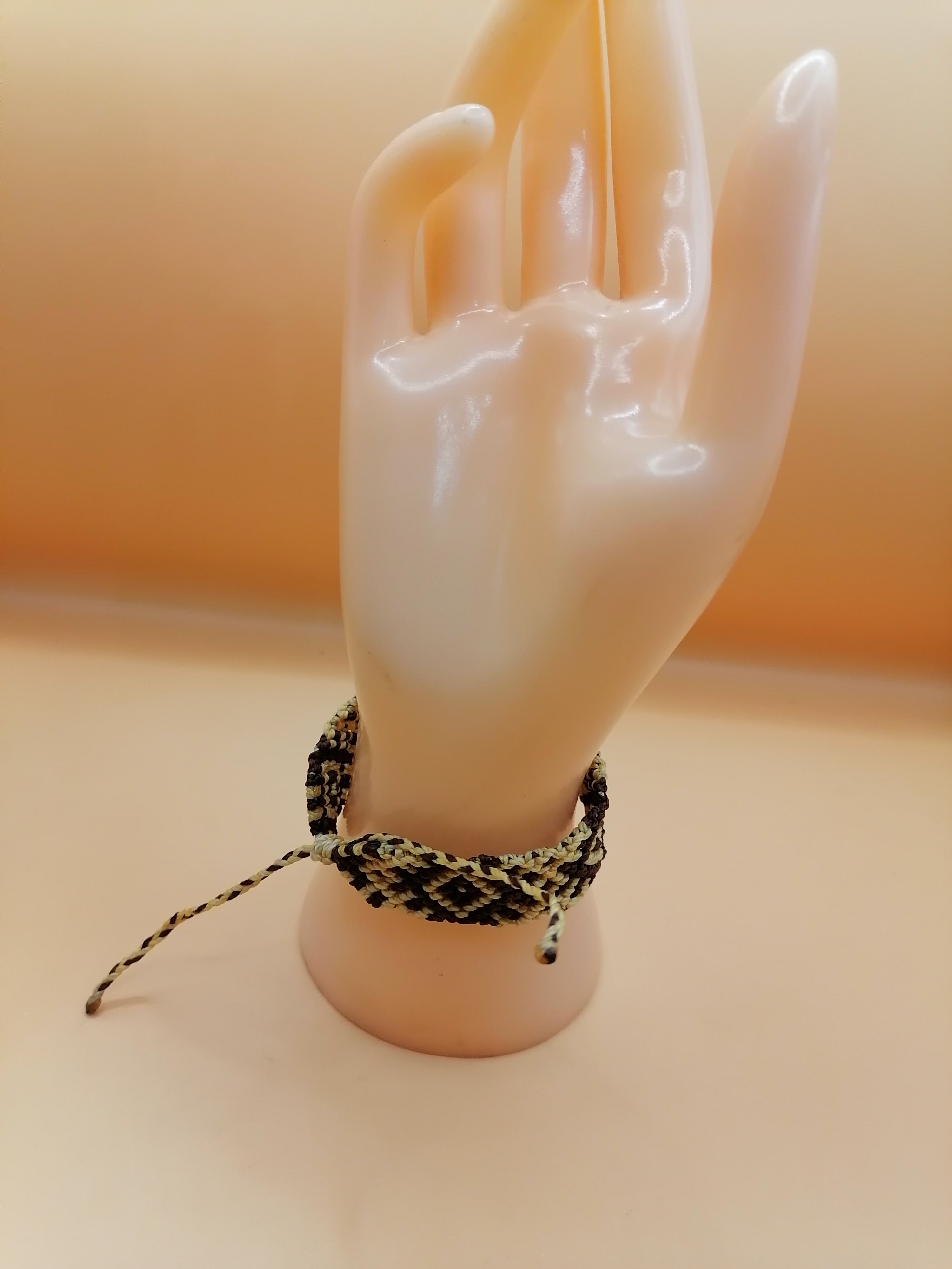 Geometric Macrame Bracelet Handmade Unisex Bracelet