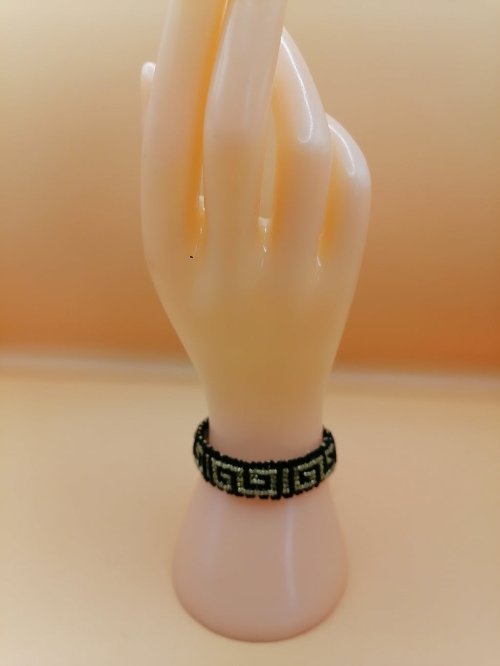 Andean Macrame Bracelet Sacred Labyrinth Pattern Design Cusco