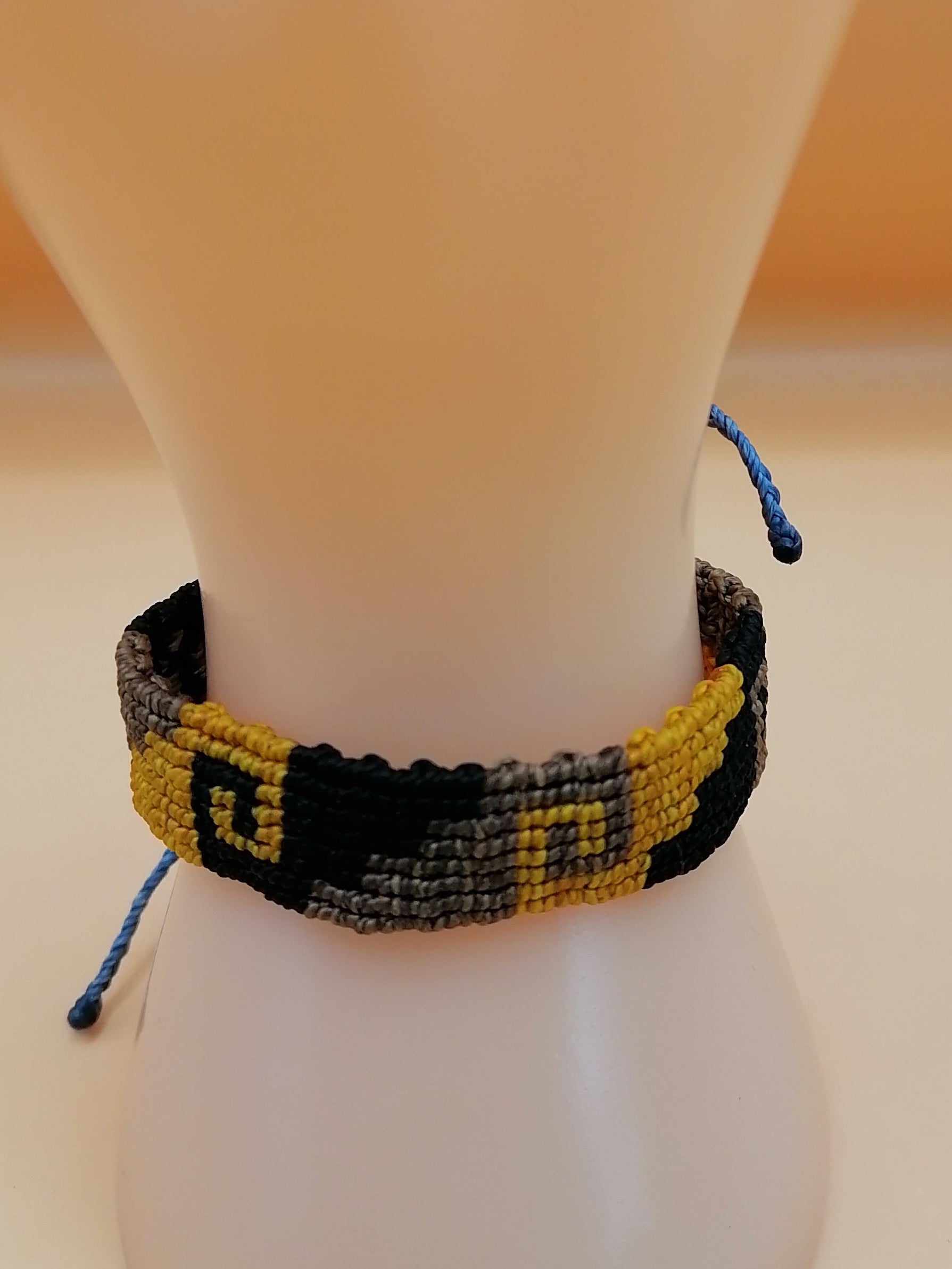 Handmade Geometric Macrame Maze Bracelet