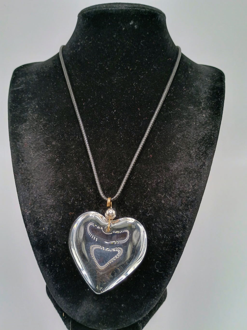 Heart Necklace Quartz Crystal Pendant Unisex