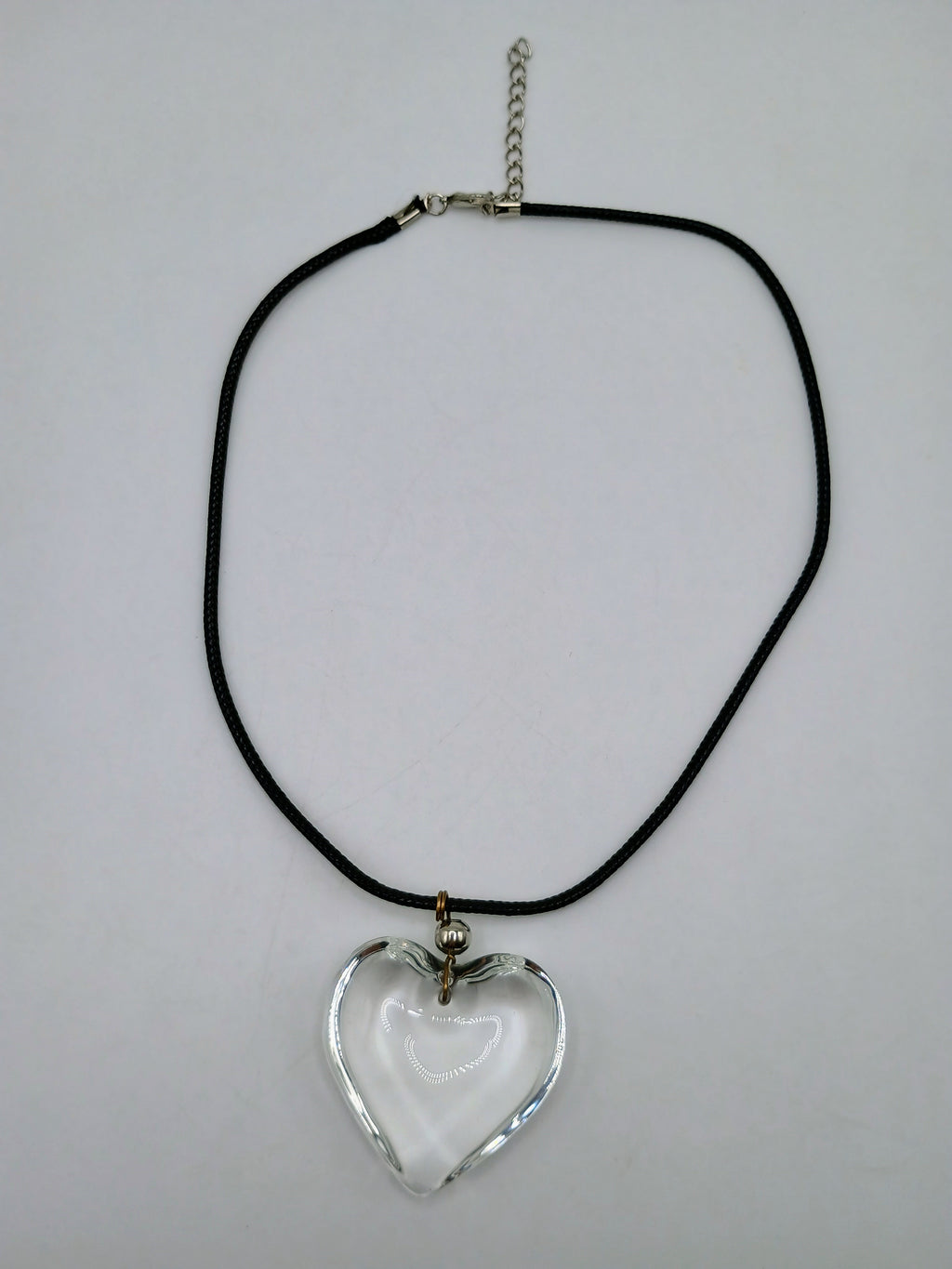 Heart Necklace Quartz Crystal Pendant Unisex