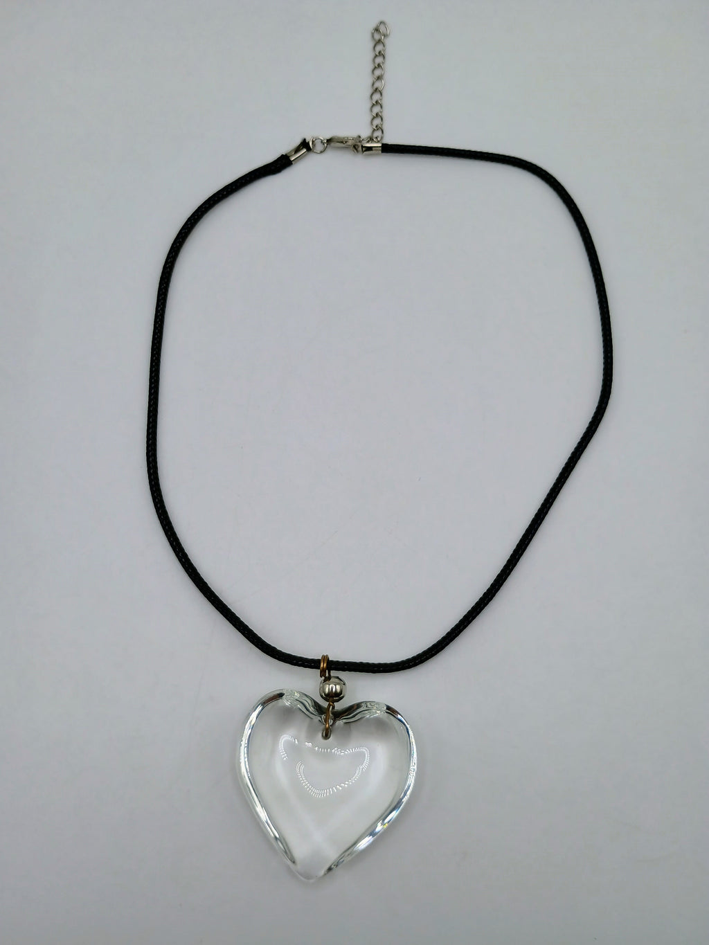 Heart Necklace Quartz Crystal Pendant Unisex