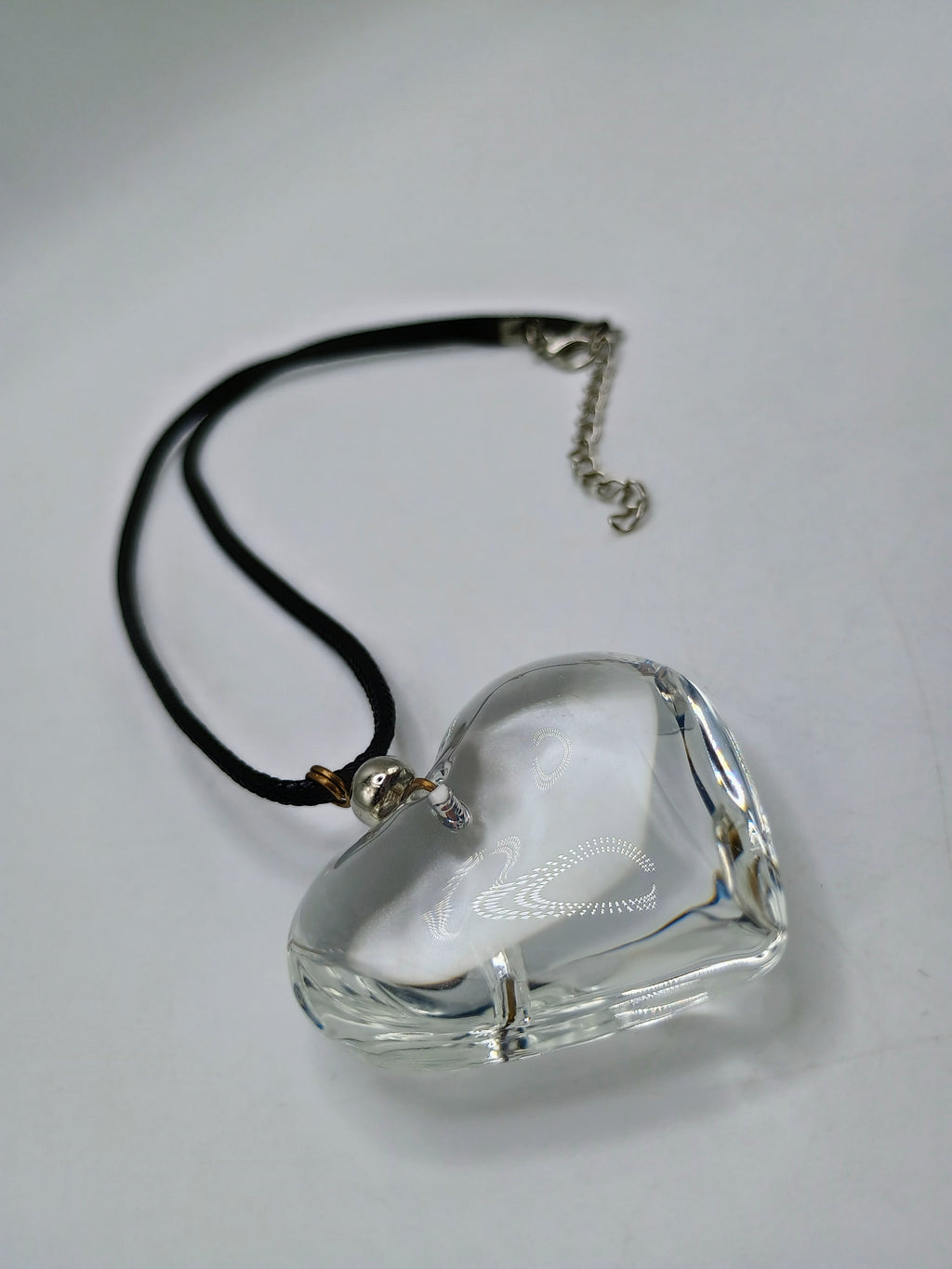 Heart Necklace Quartz Crystal Pendant Unisex