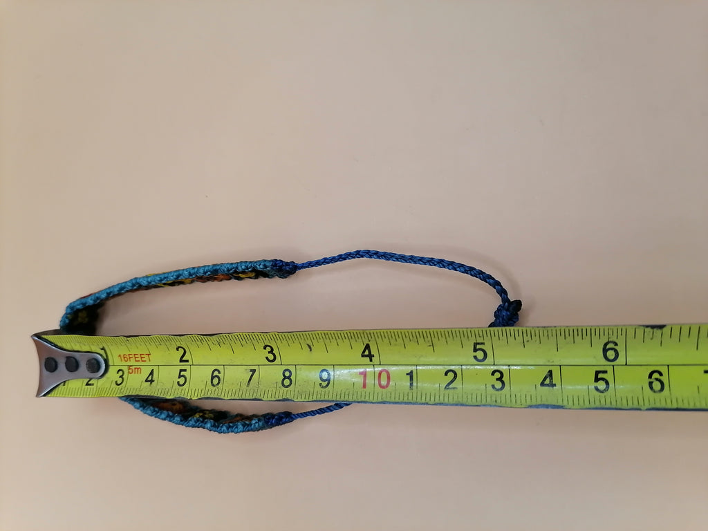 Handmade Macrame Bracelet with Geometric Square Design