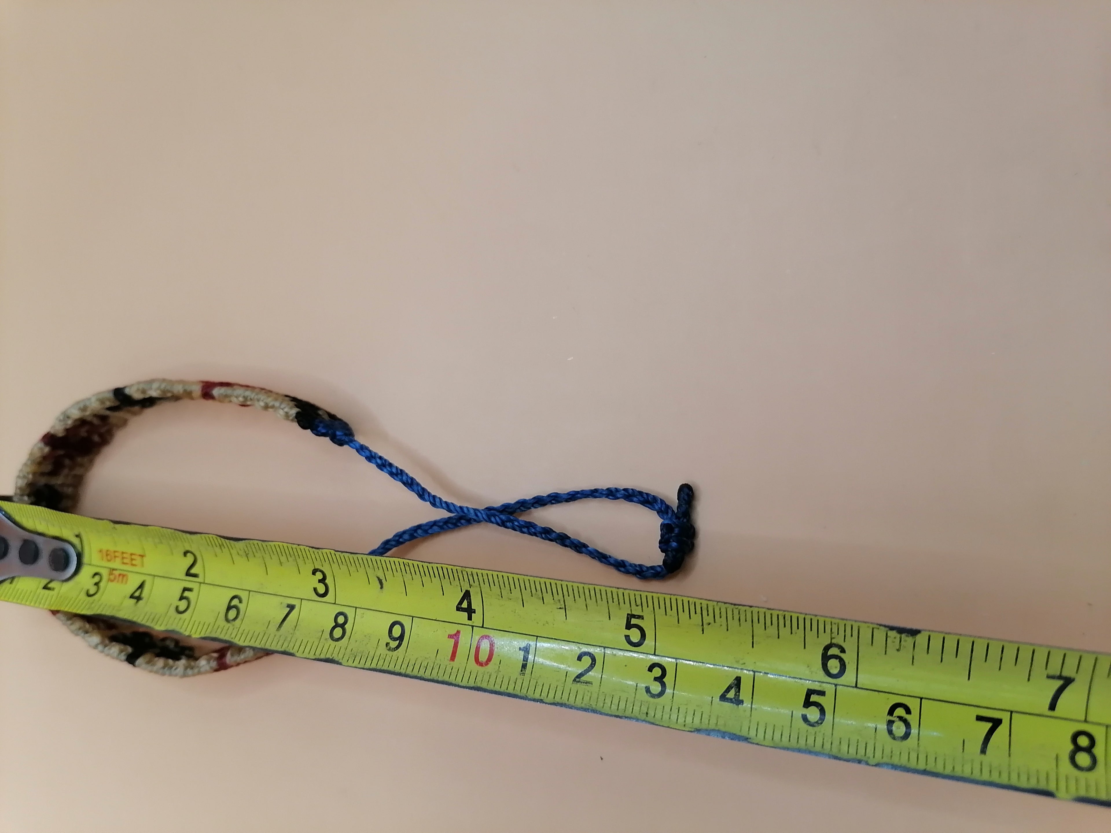 Handmade Inca Chakana Macrame Bracelet