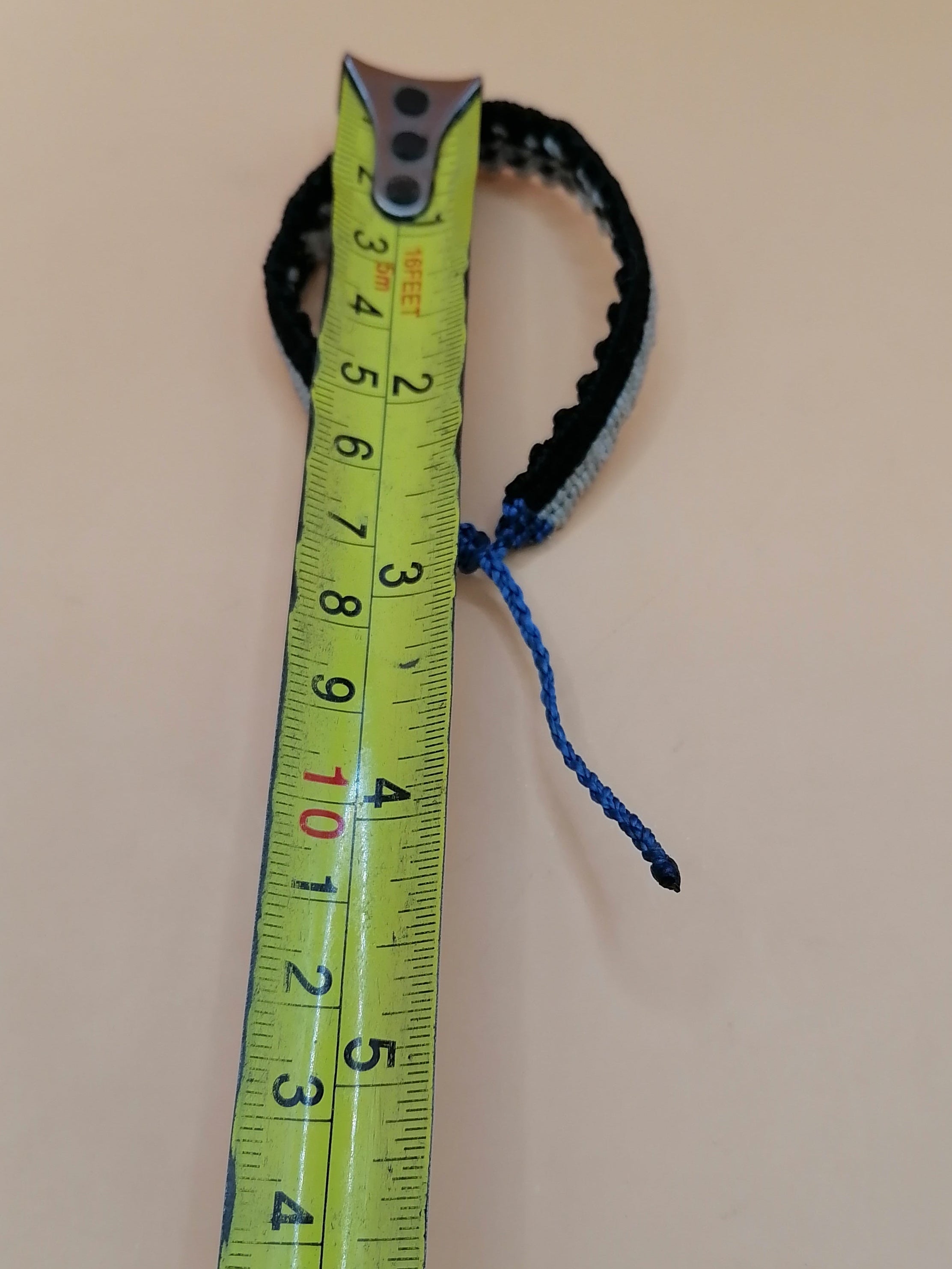 Handmade Macrame Bracelet, Minimalist Two-Tone Design