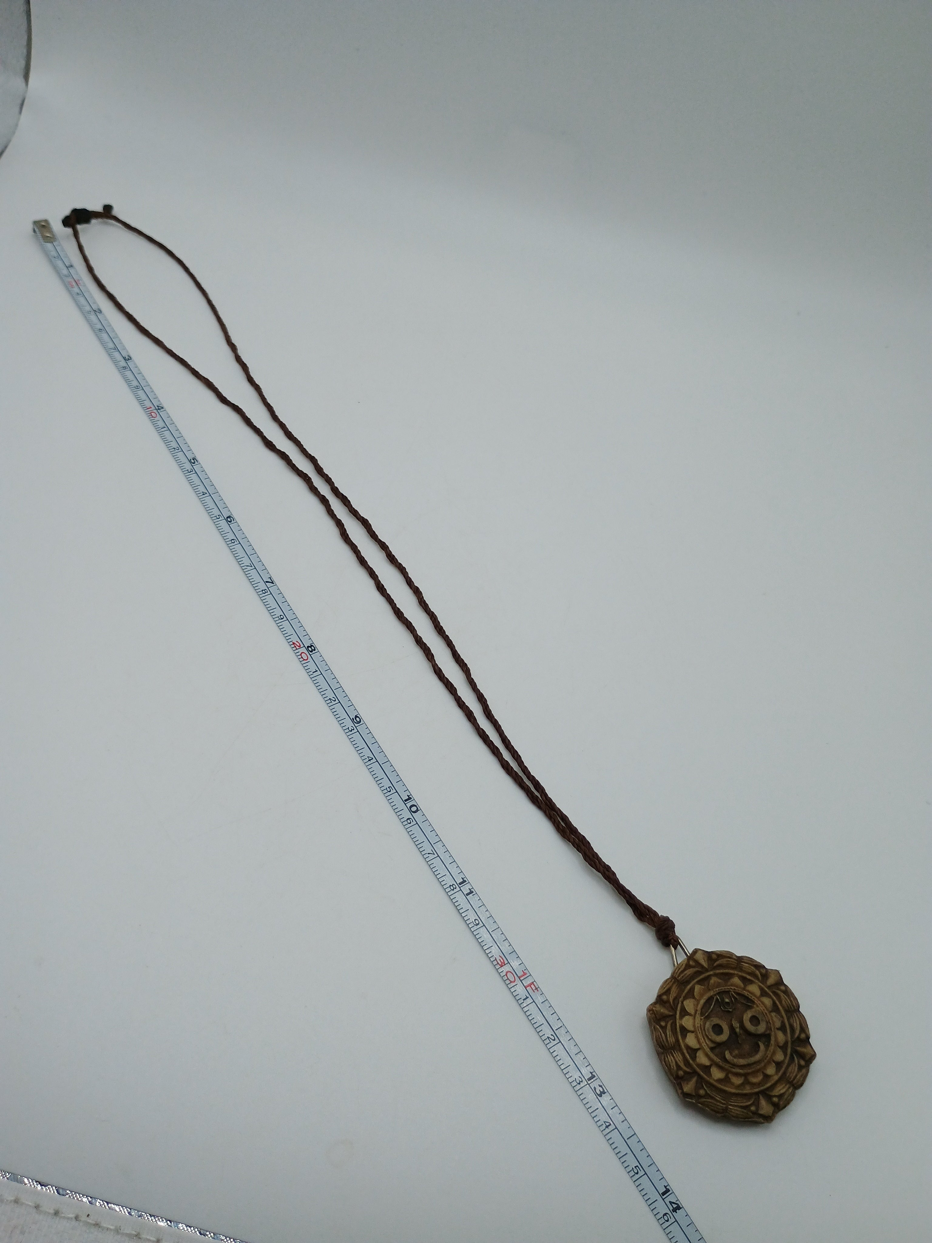Handmade Inca Sun Macrame Necklace, Cultural and Artisanal