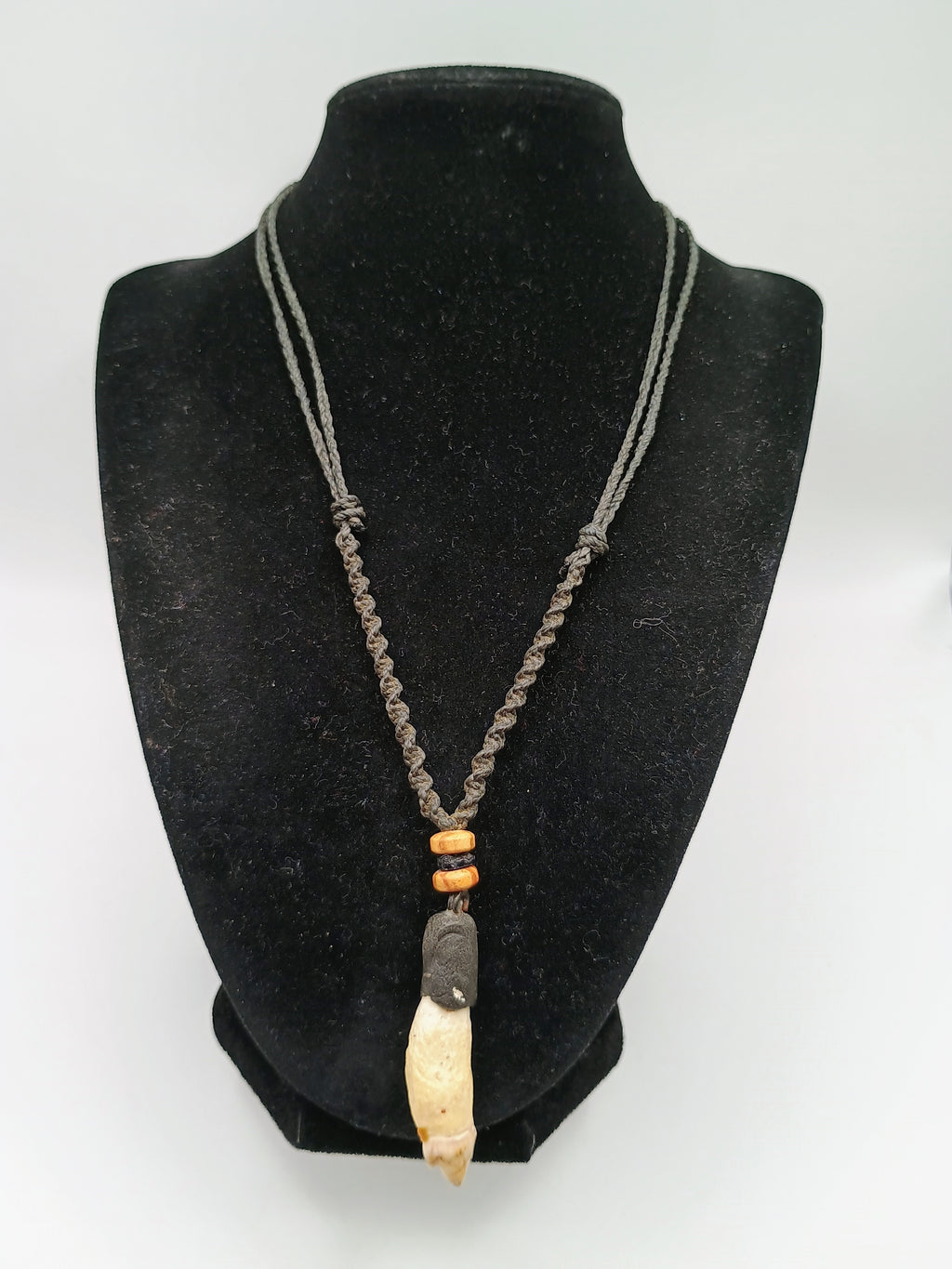 Handmade Macrame Necklace with Dandelion Pendant