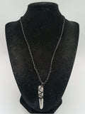 Spiritual Natural Crystal Quartz Macrame Necklace