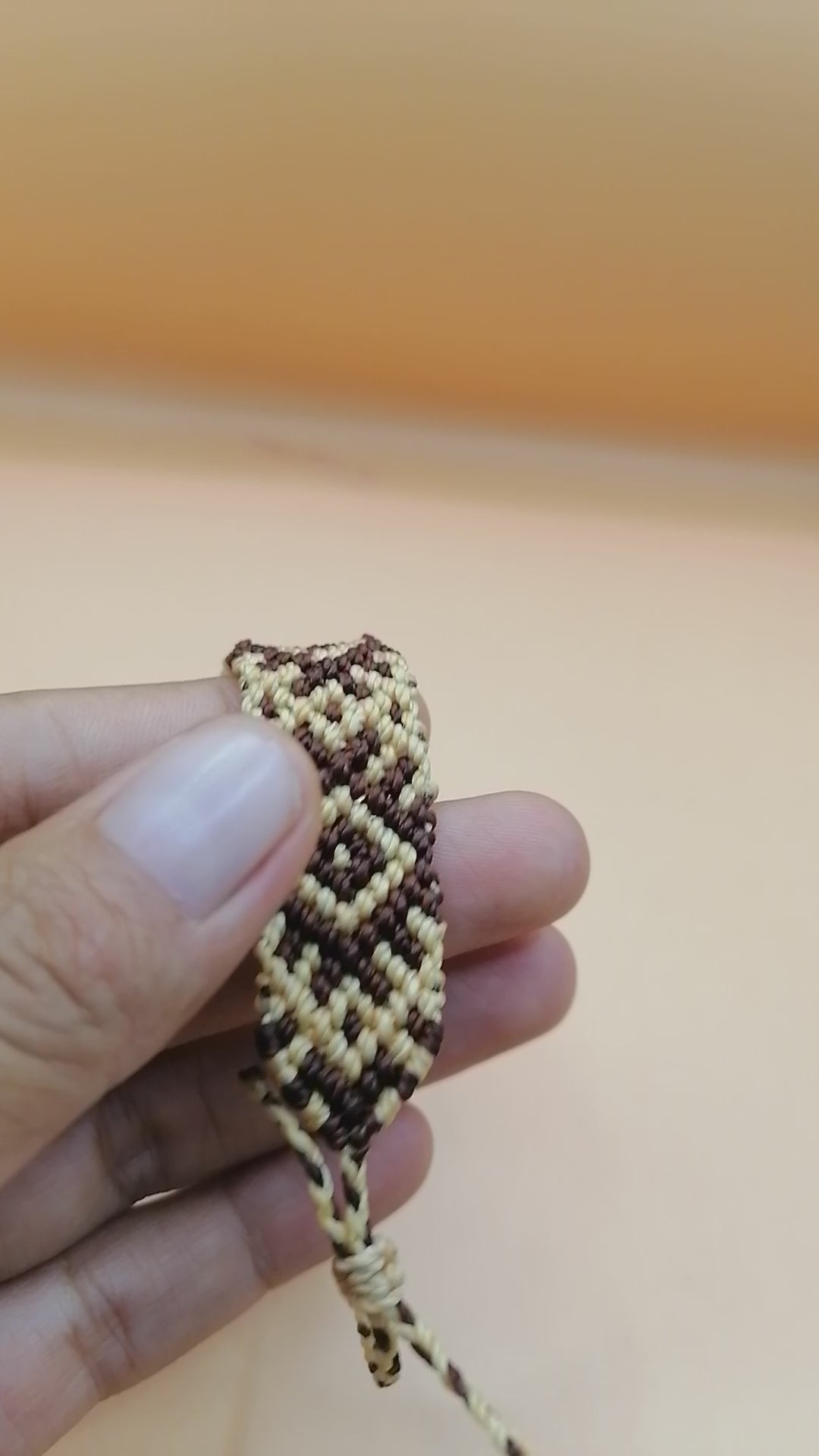 Geometric Macrame Bracelet Handmade Unisex Bracelet