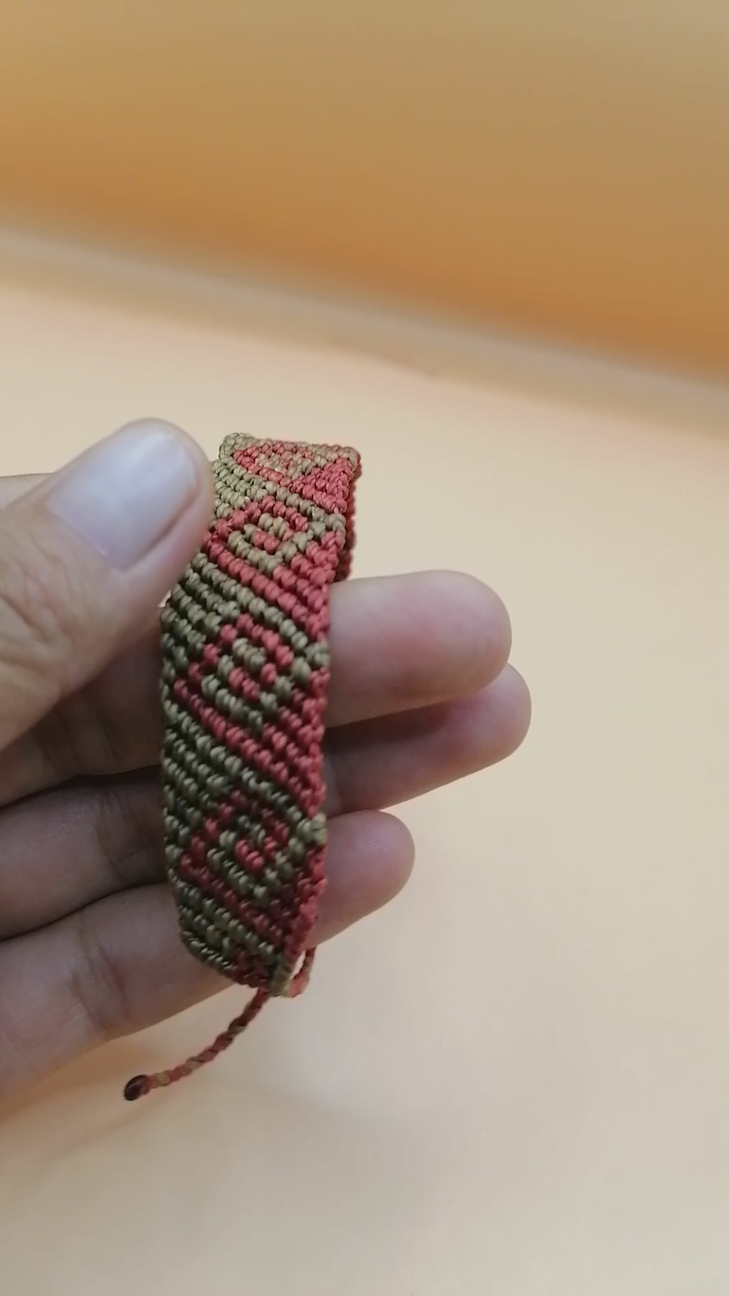 Geometric Macrame Bracelet Hand-Woven Friendship Bracelet