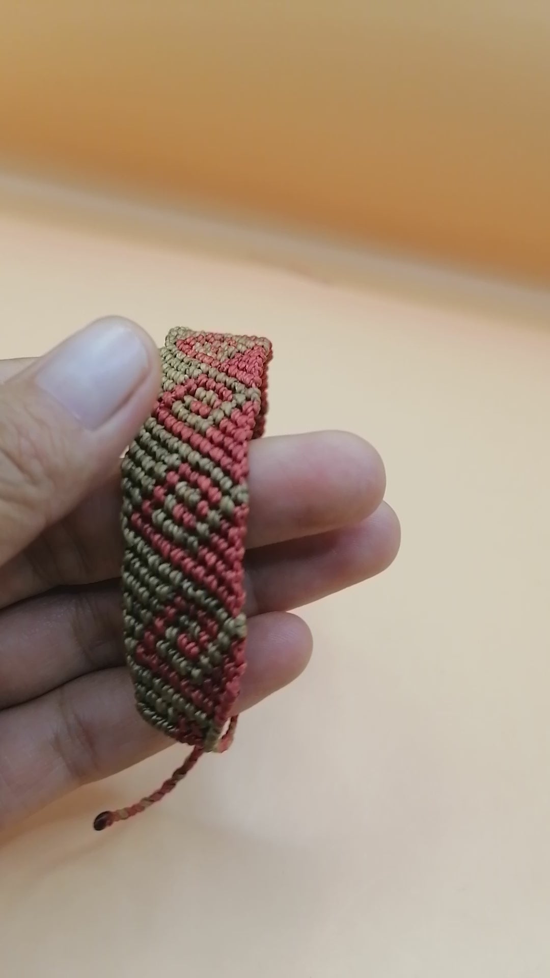 Geometric Macrame Bracelet Hand-Woven Friendship Bracelet