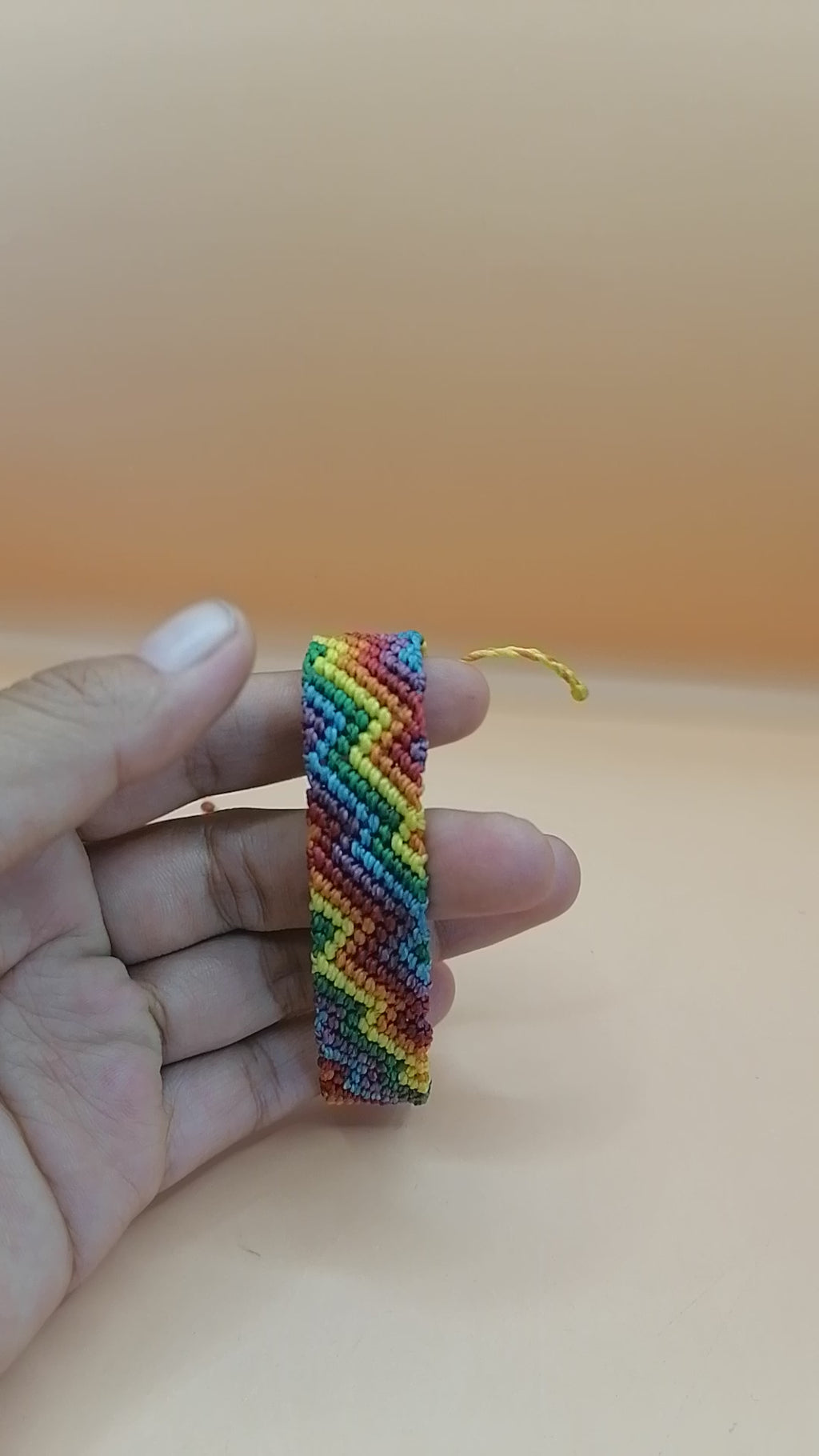 Rainbow Bracelet LGBT Pride Macrame Handwoven Pride Festivals